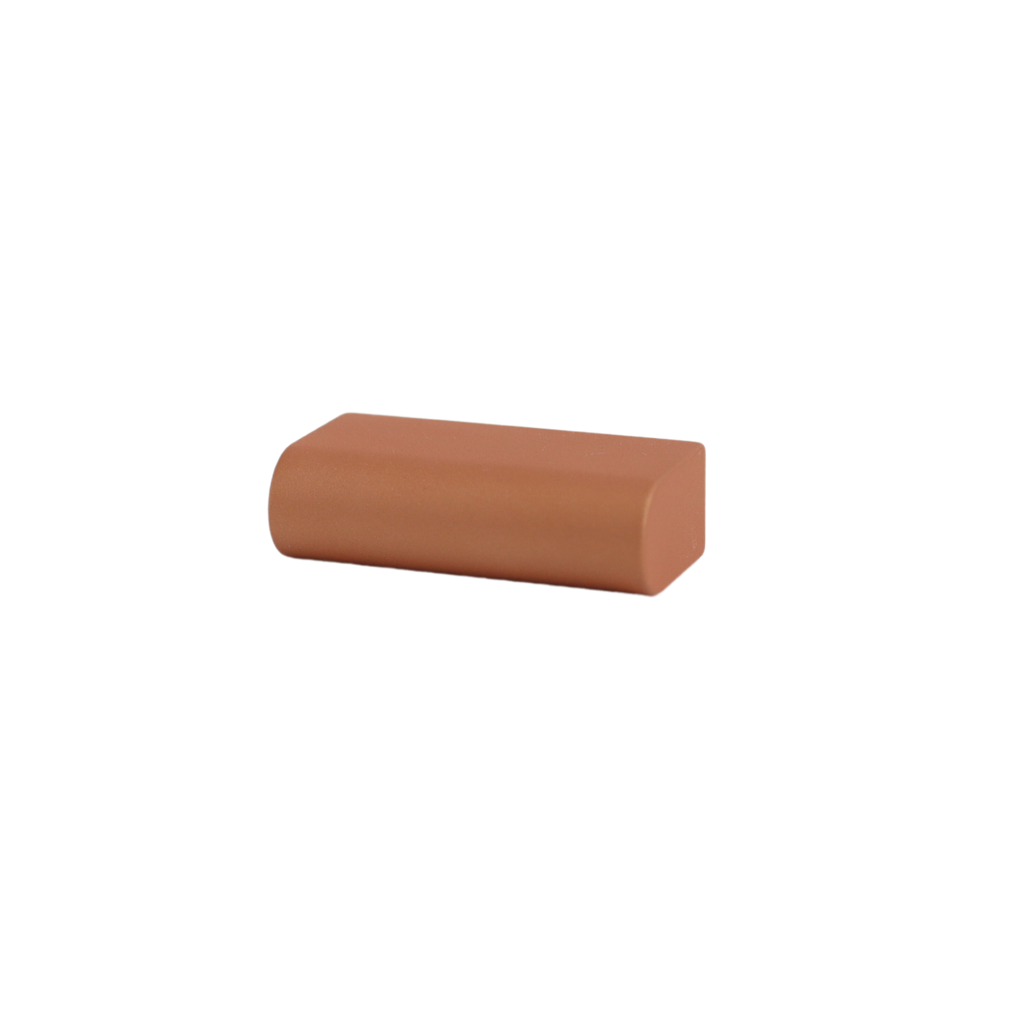 Copper mid-century modern rectangle cabinet knob