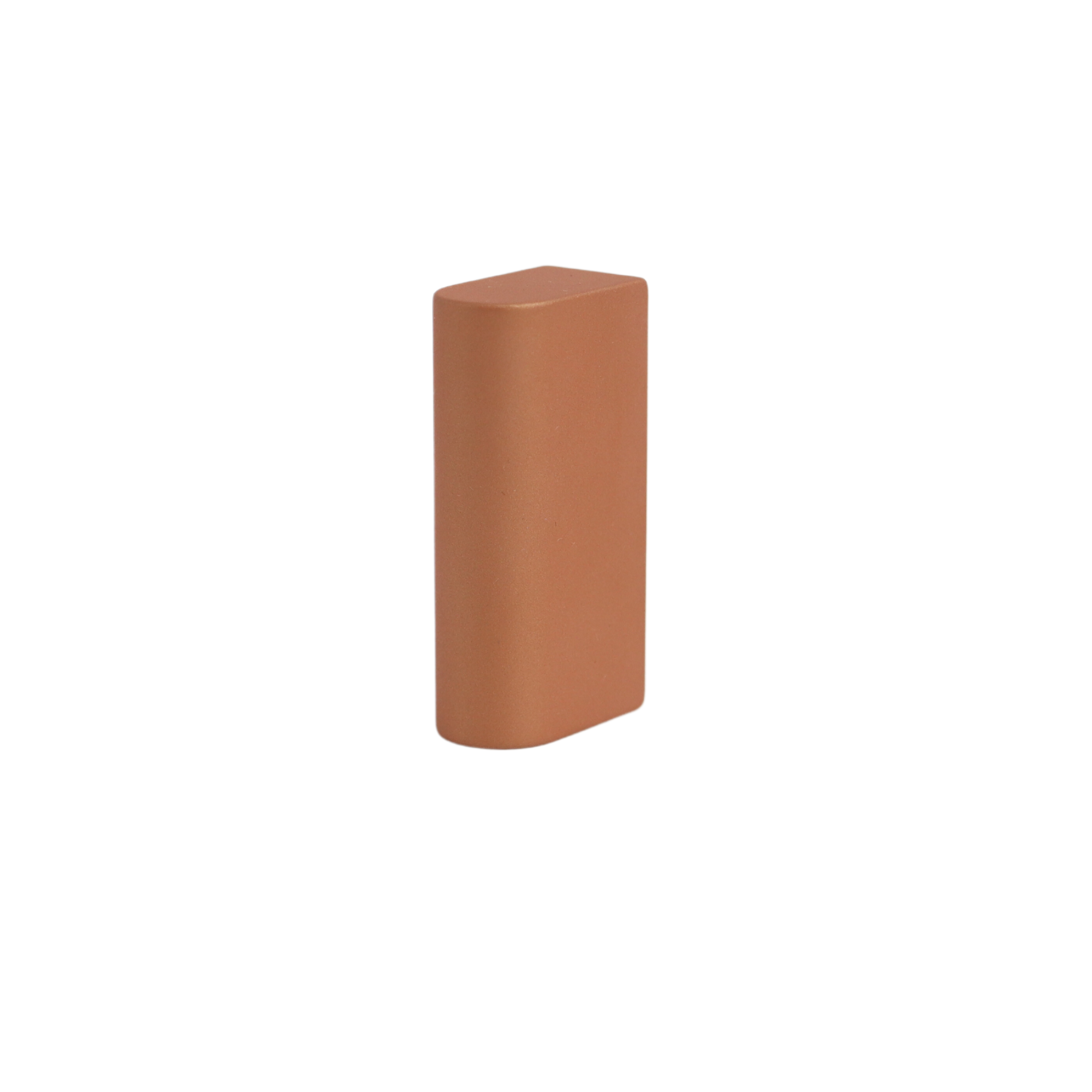 Copper modern rectangle knob