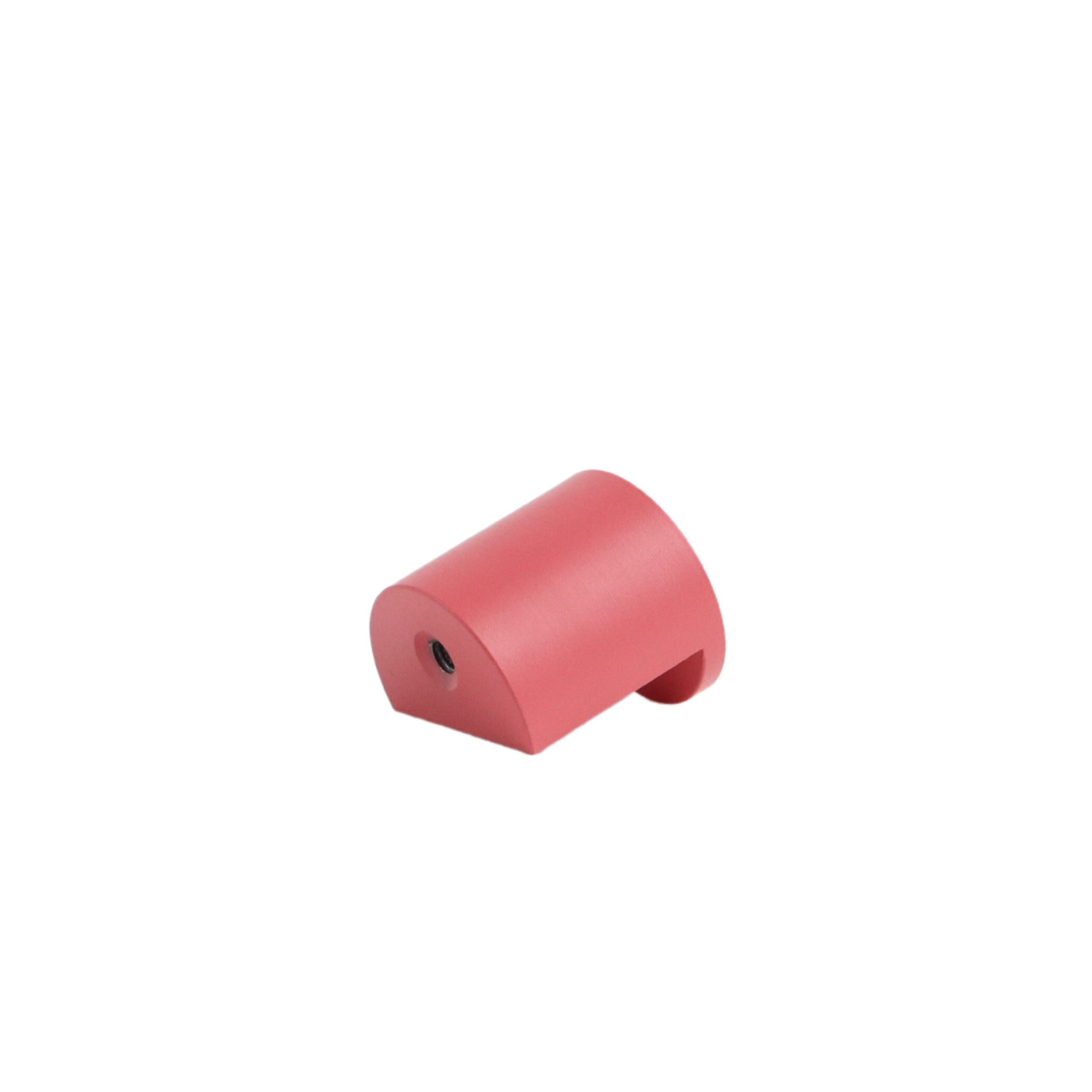 Blush pink modern cutout knob