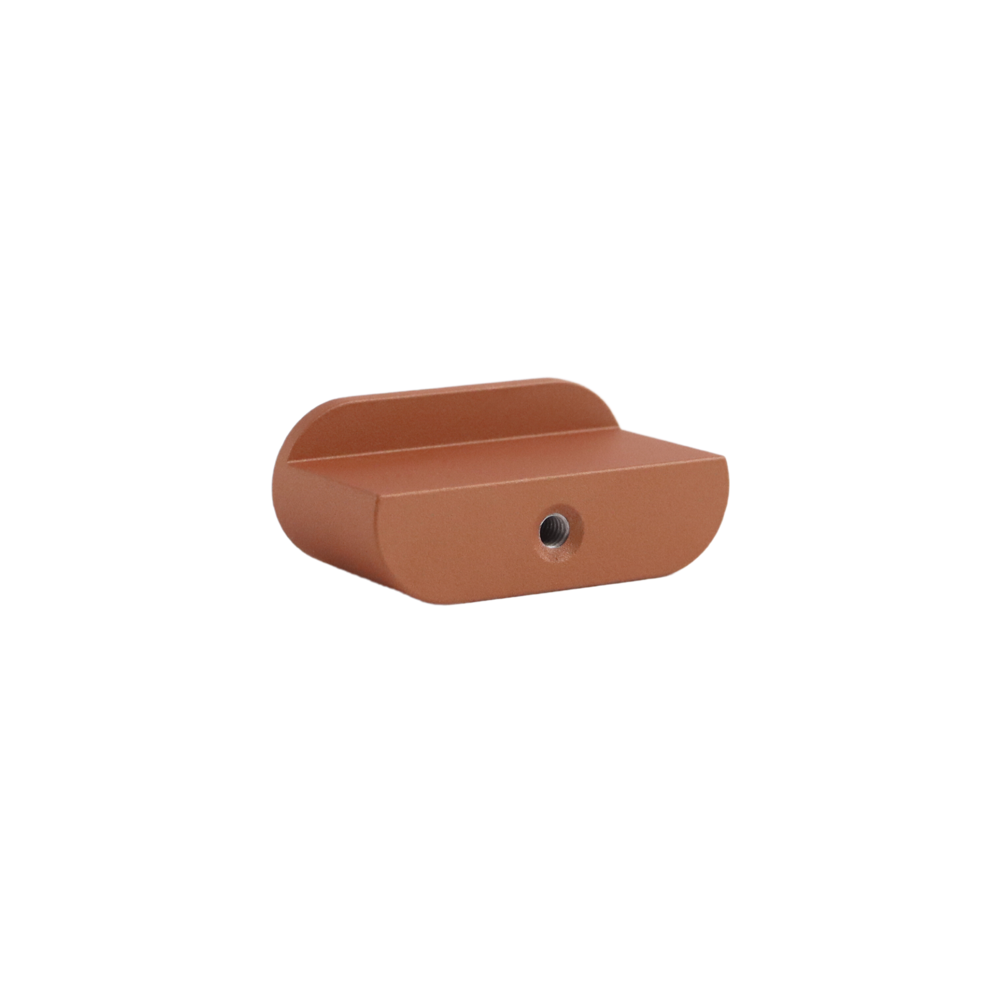Copper modern oval knob