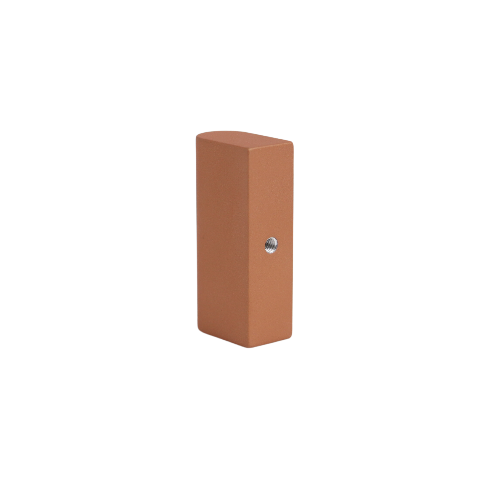 Copper mid-century rectangle knob