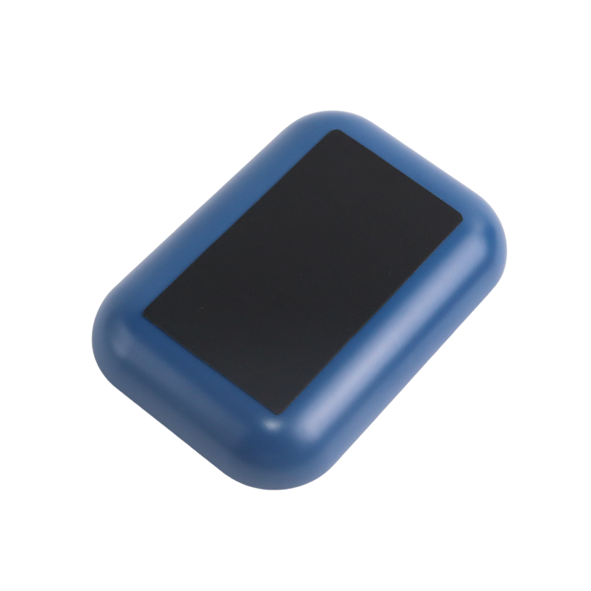 Blue colored shower soap dish