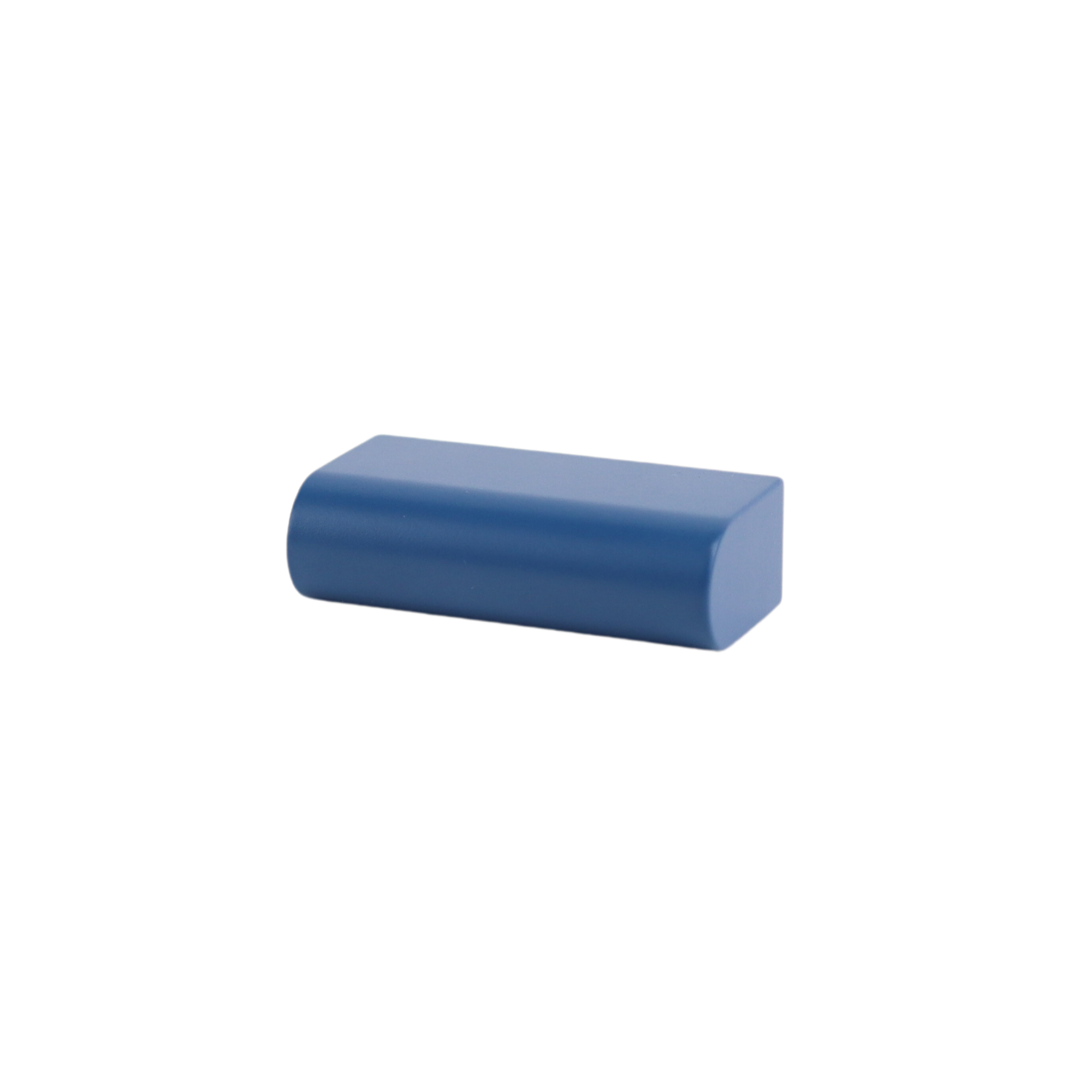 Polo blue rectangle cabinet knob