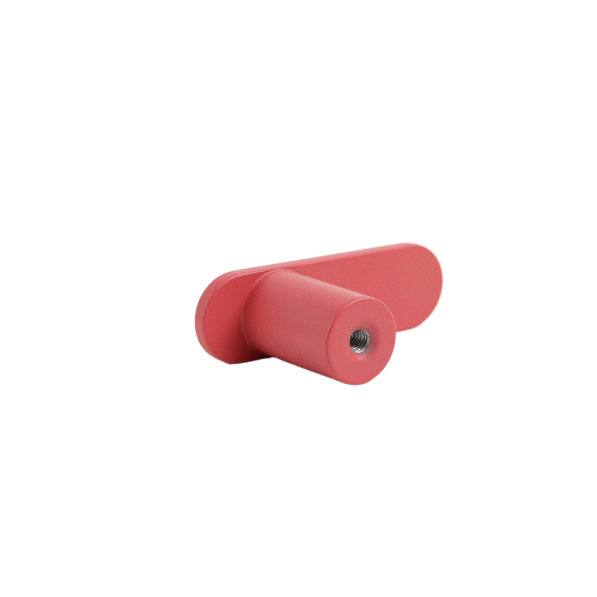 Blush pink modern l-bar knob