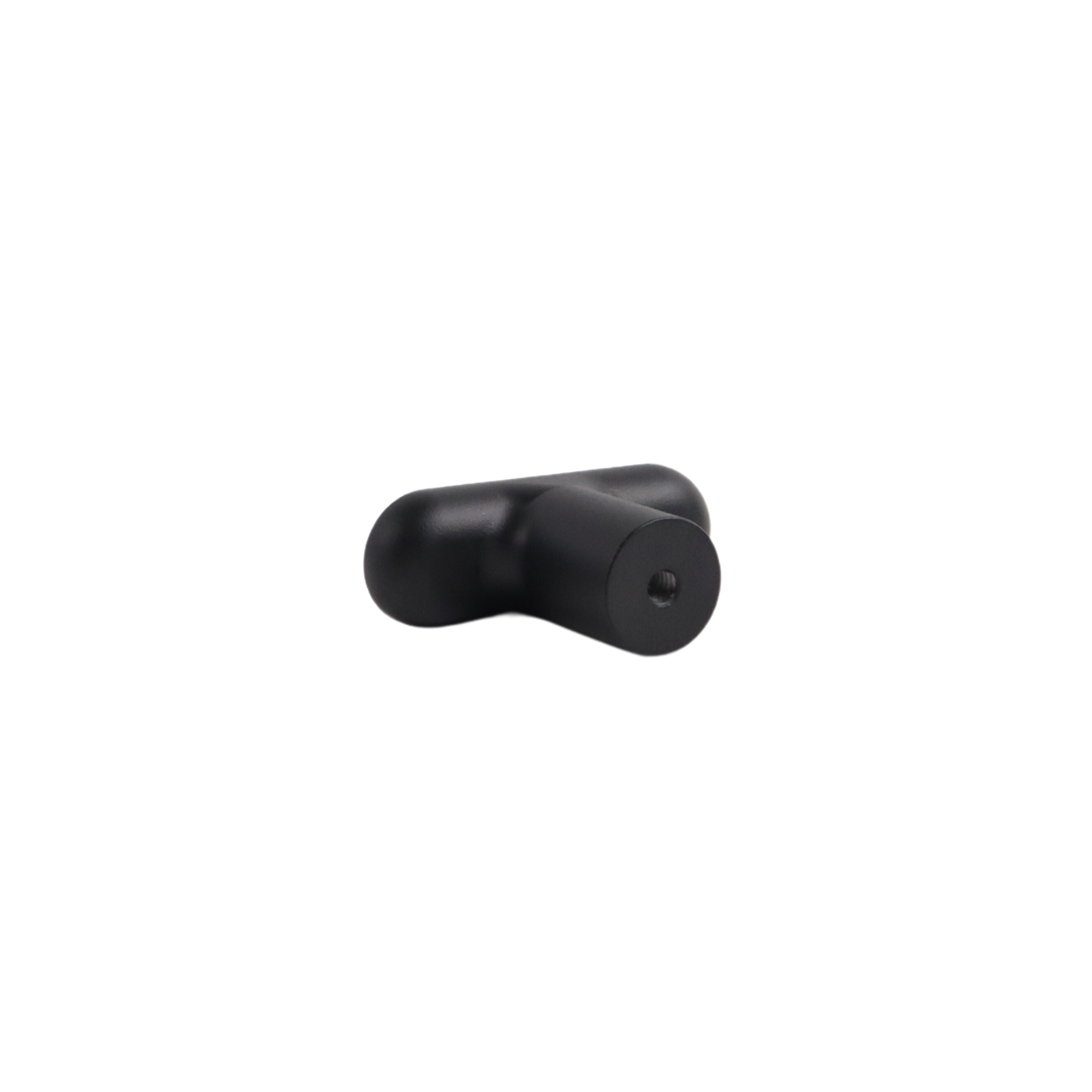 Charcoal black mid-century modern t-bar knob