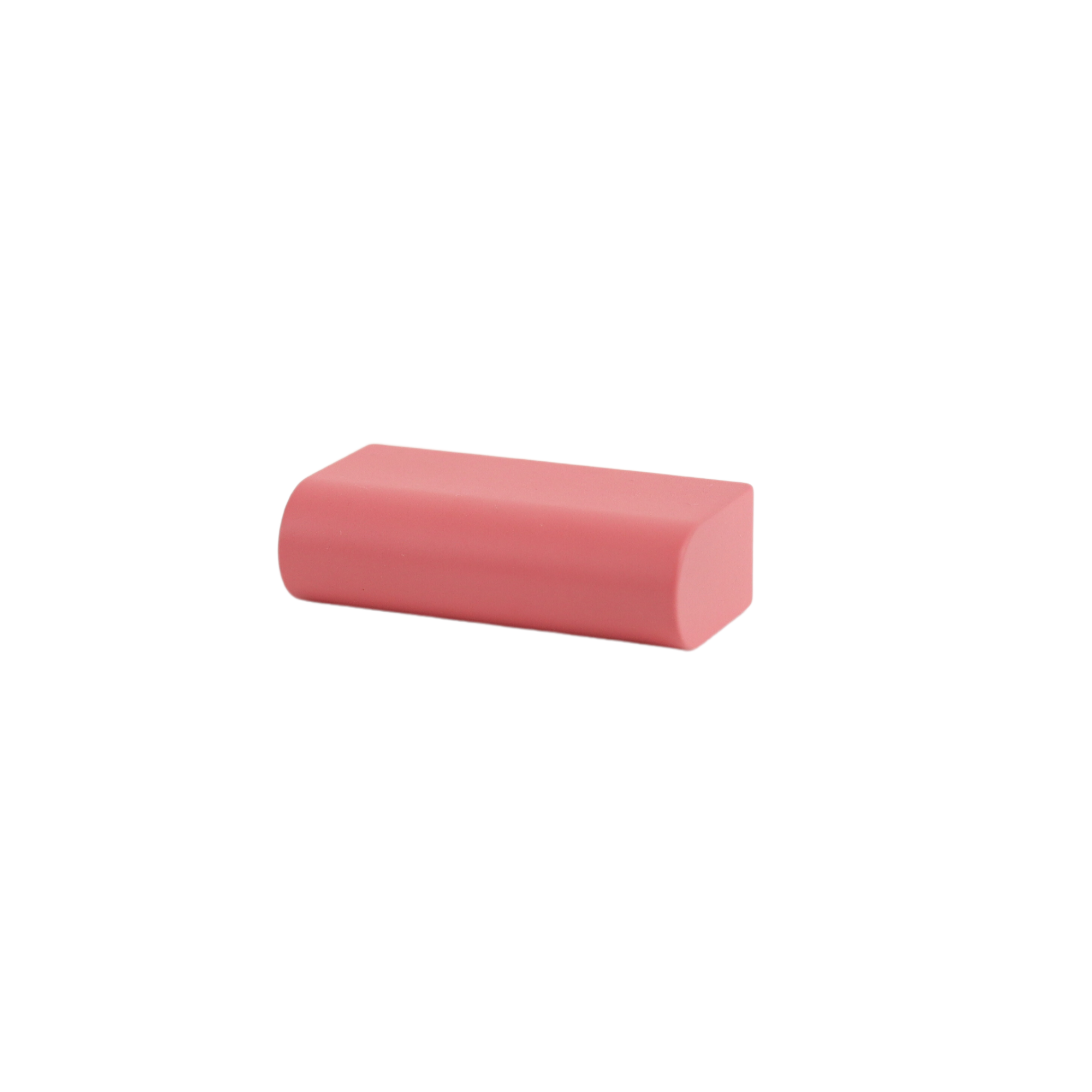 Blush pink mid-century modern rectangle knob