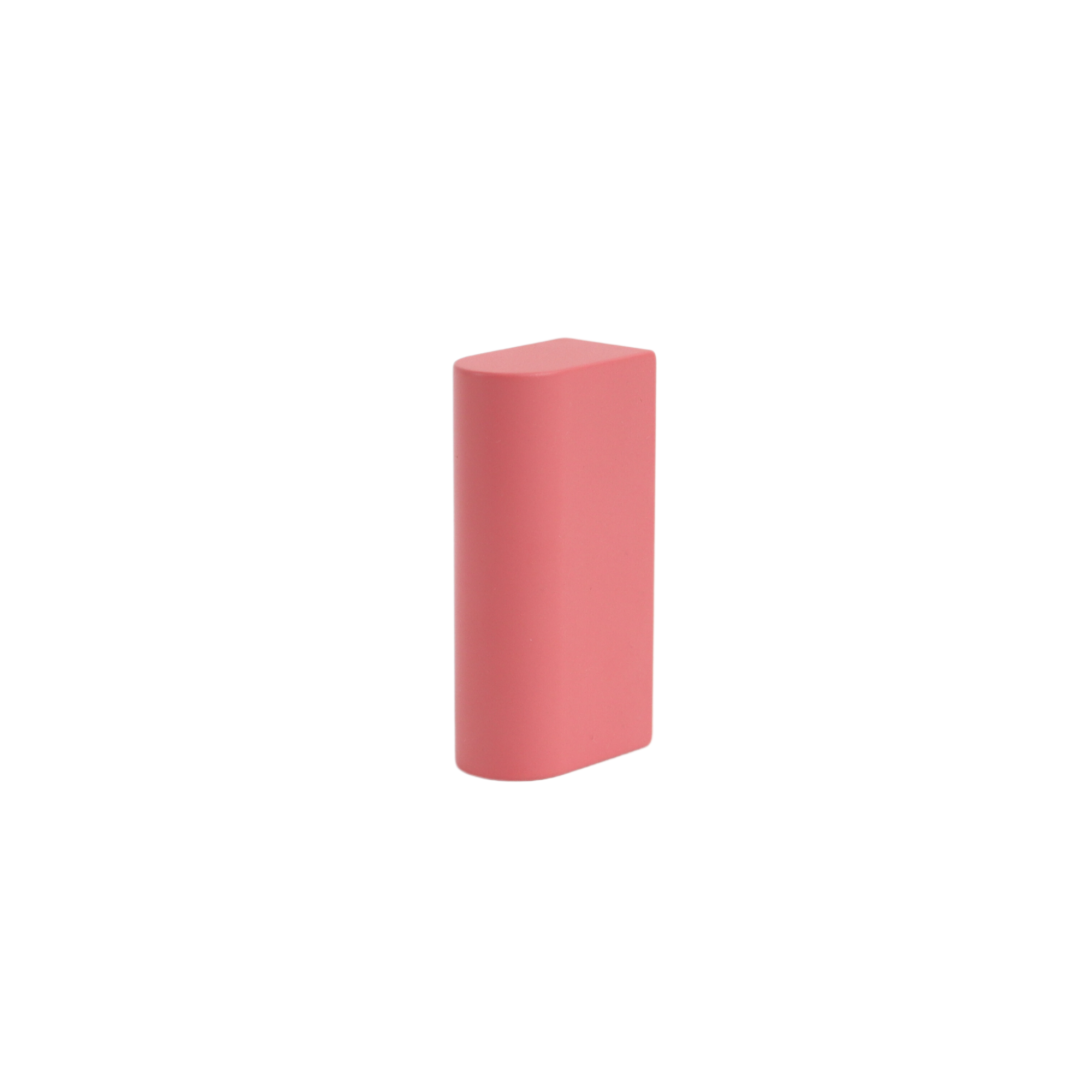 Blush pink modern rectangle cabinet knob