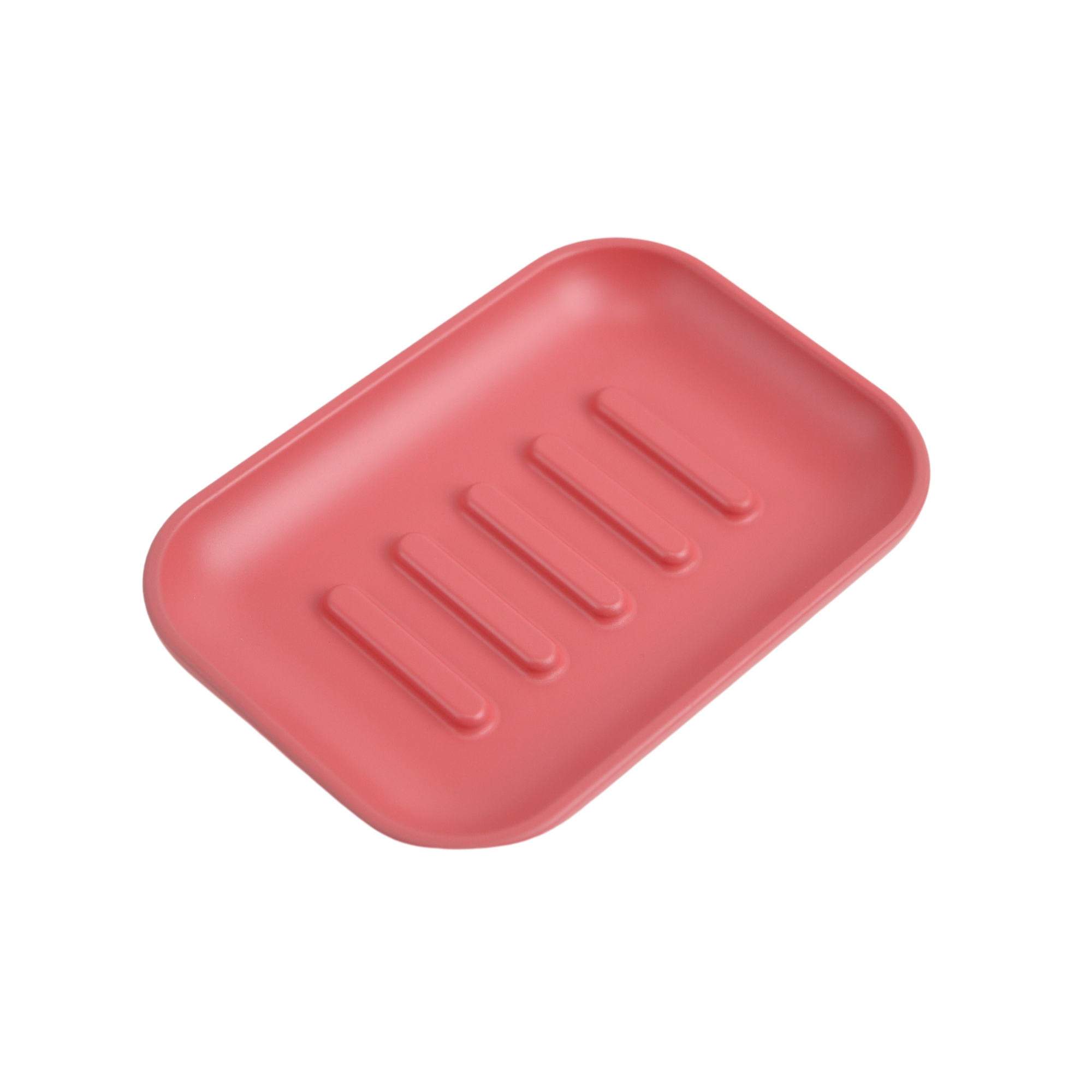 Pink colored soap dish holder