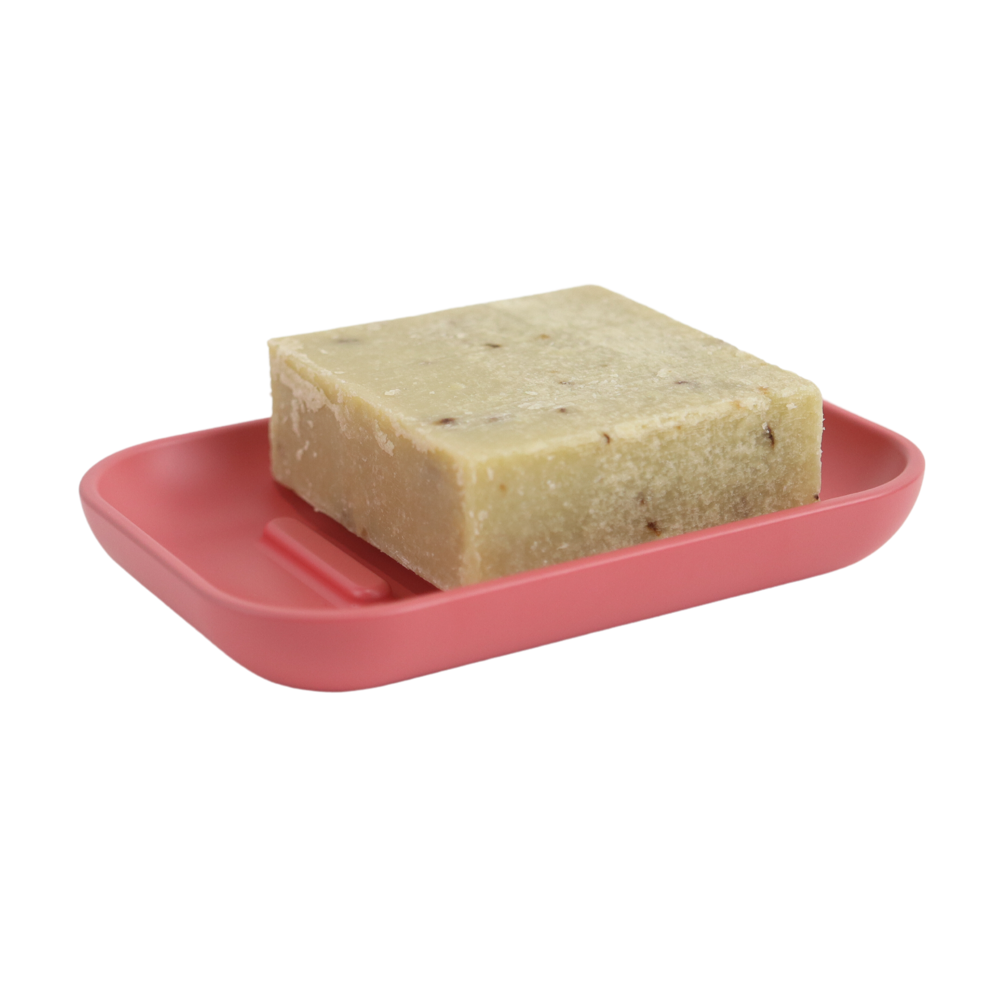 Blush Pink soap dish with soap