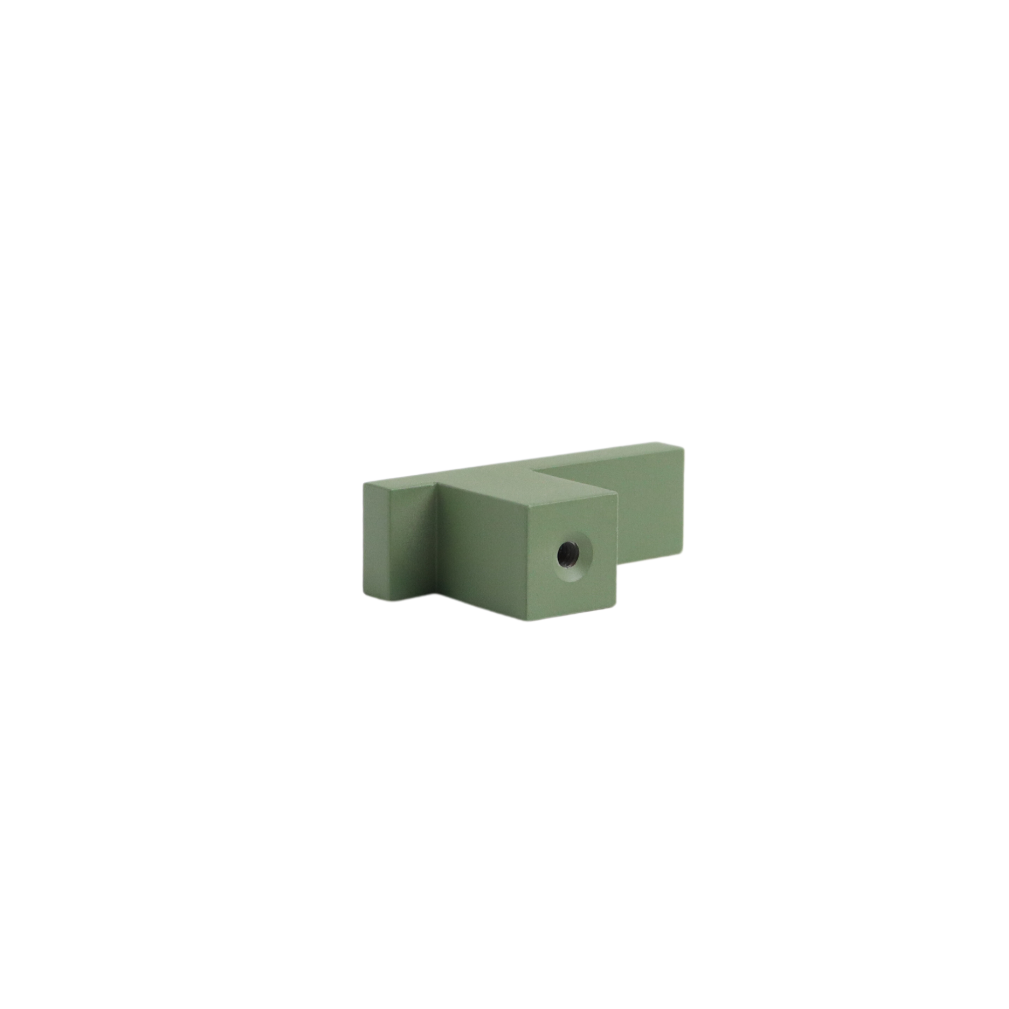 Art Deco L Bar Knob - Olive #color_olive