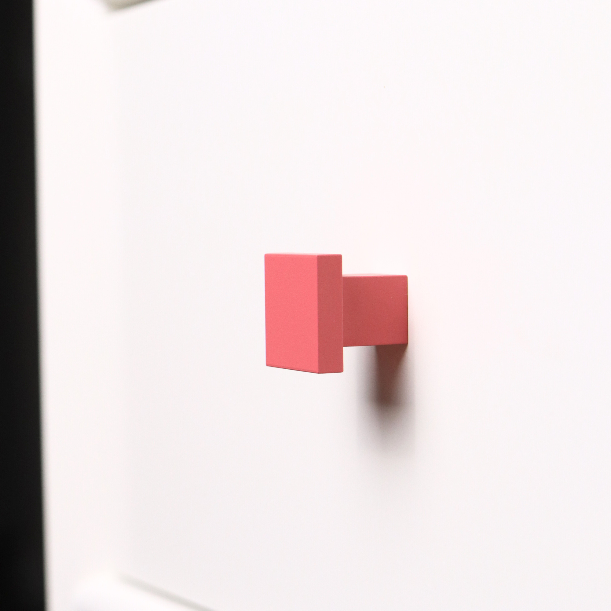 Art Deco Square Knob - Rose #color_rose_gold