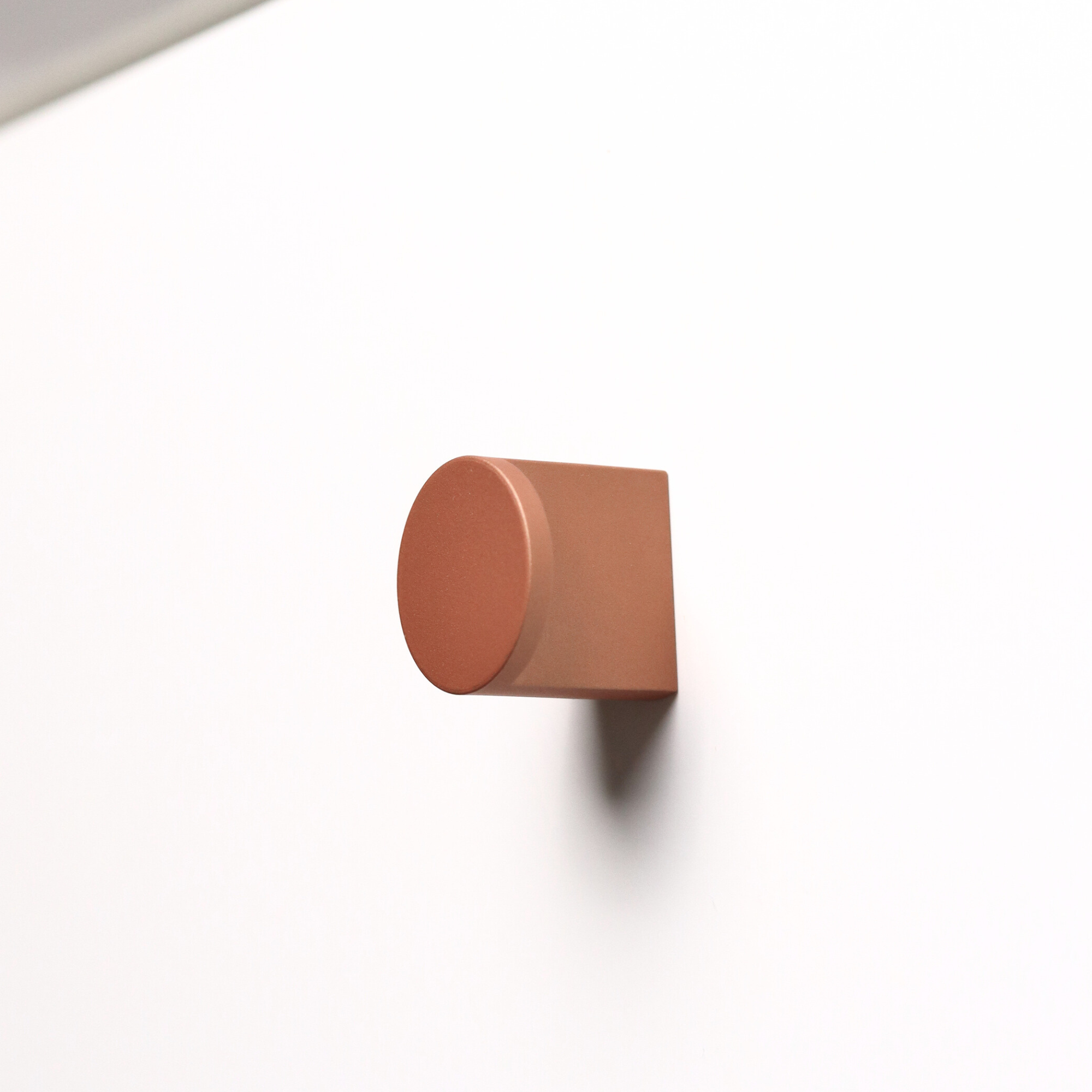 Copper cutout cabinet knob