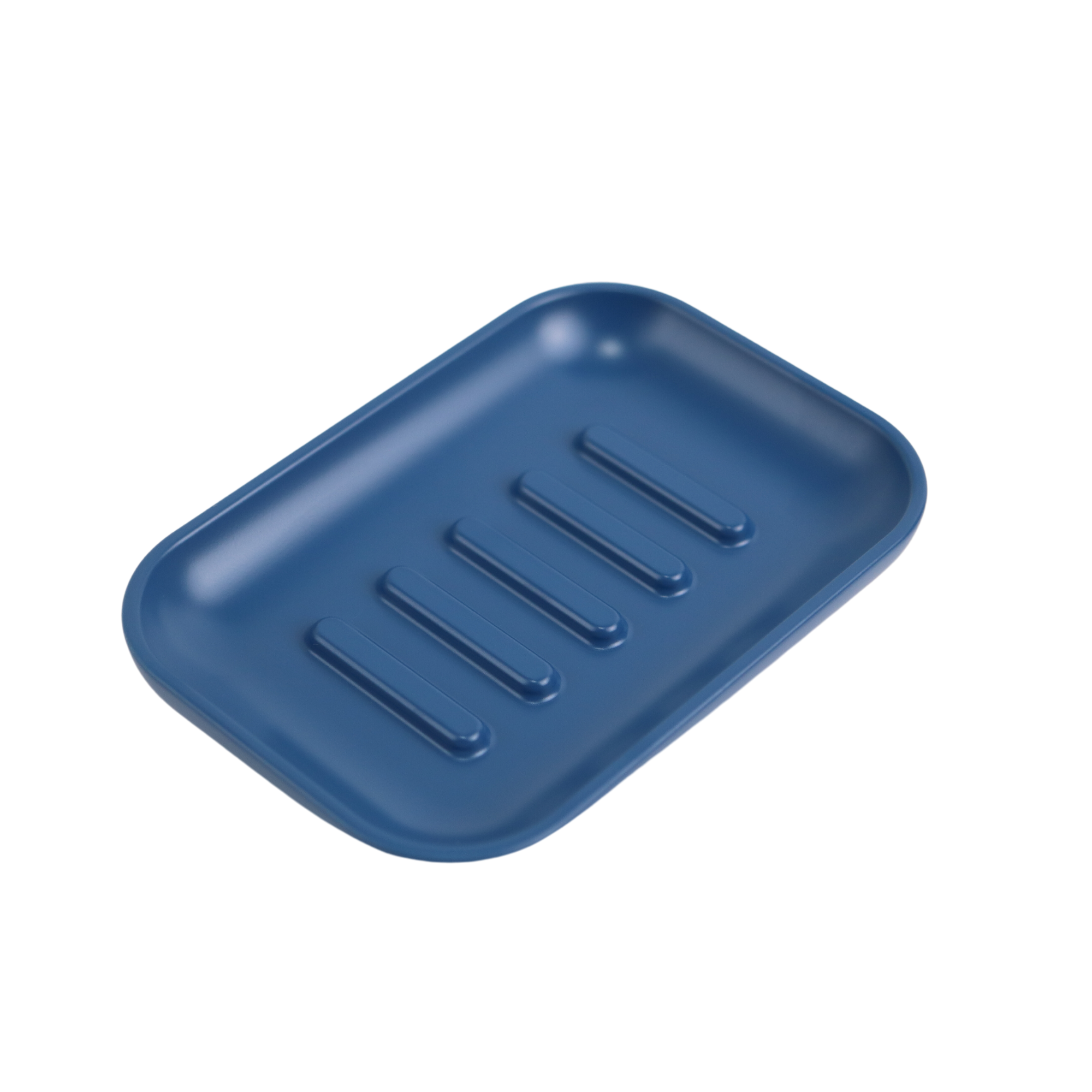 Blue colored soap dish holder