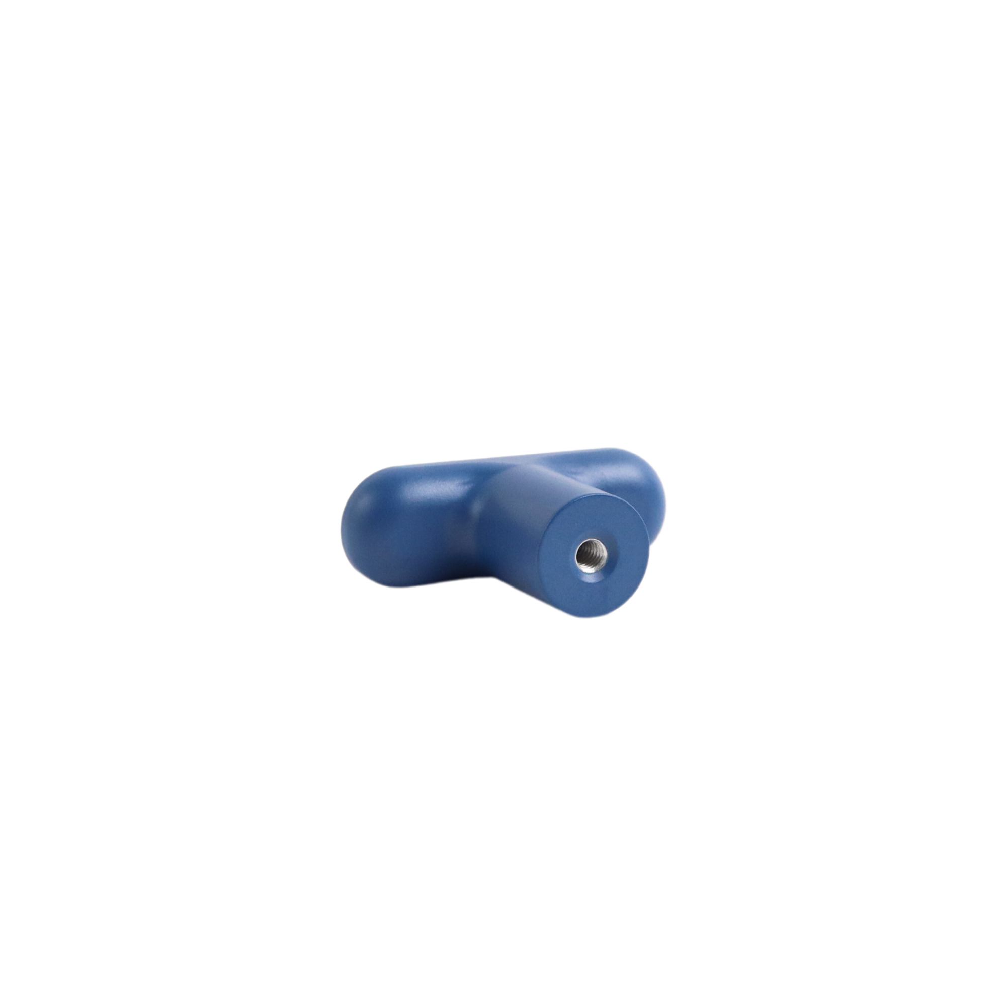 Polo blue modern t-bar cabinet knob