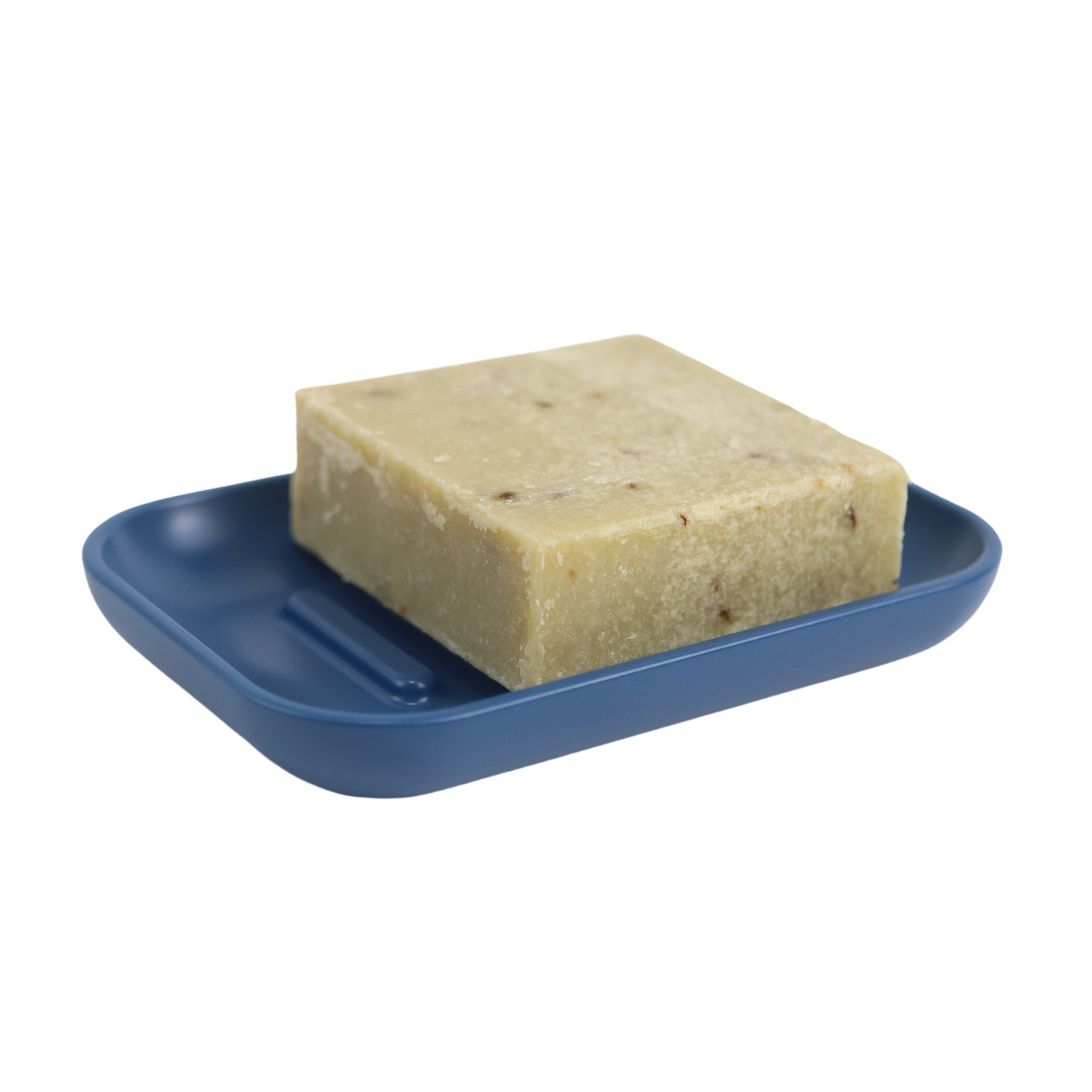Polo Blue soap dish with soap