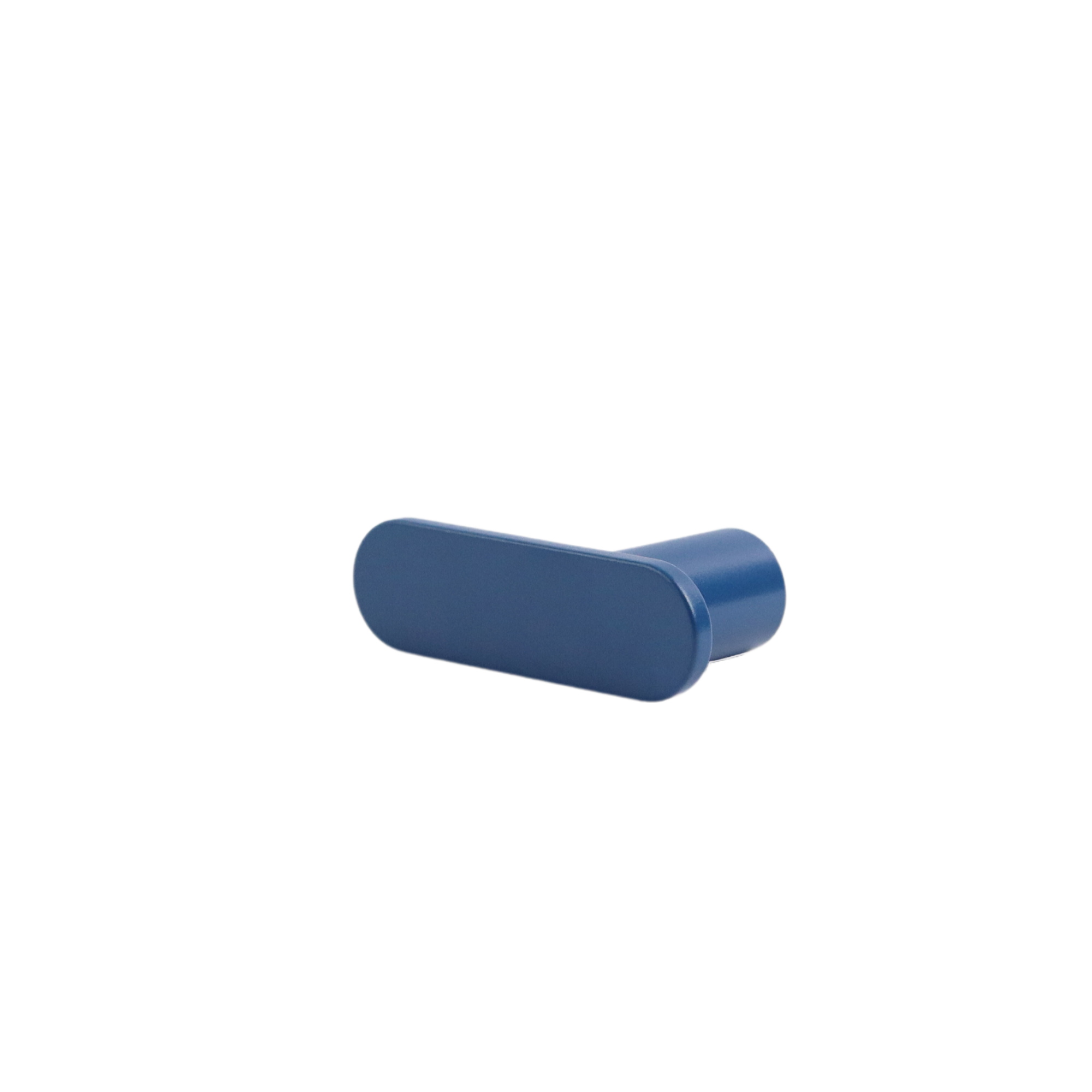 Polo blue mid-century modern l-bar knob