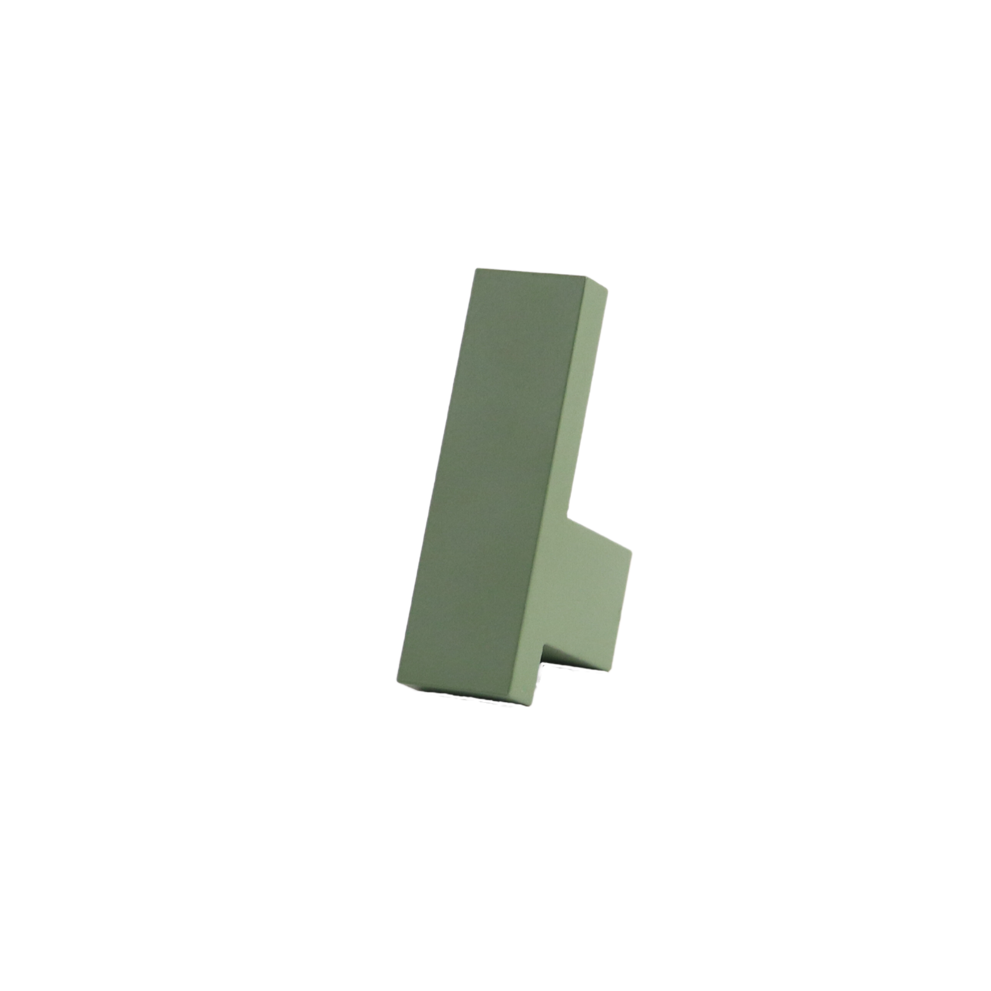 Art Deco L Bar Knob - Olive #color_olive