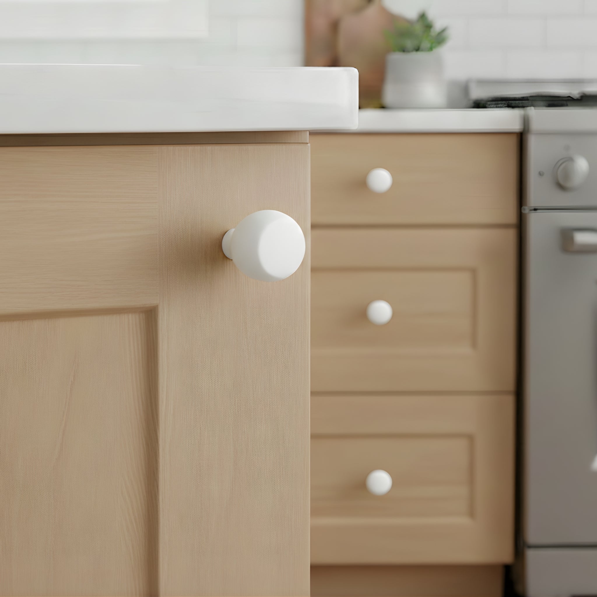 Mid-Century Modern Sphere Knob