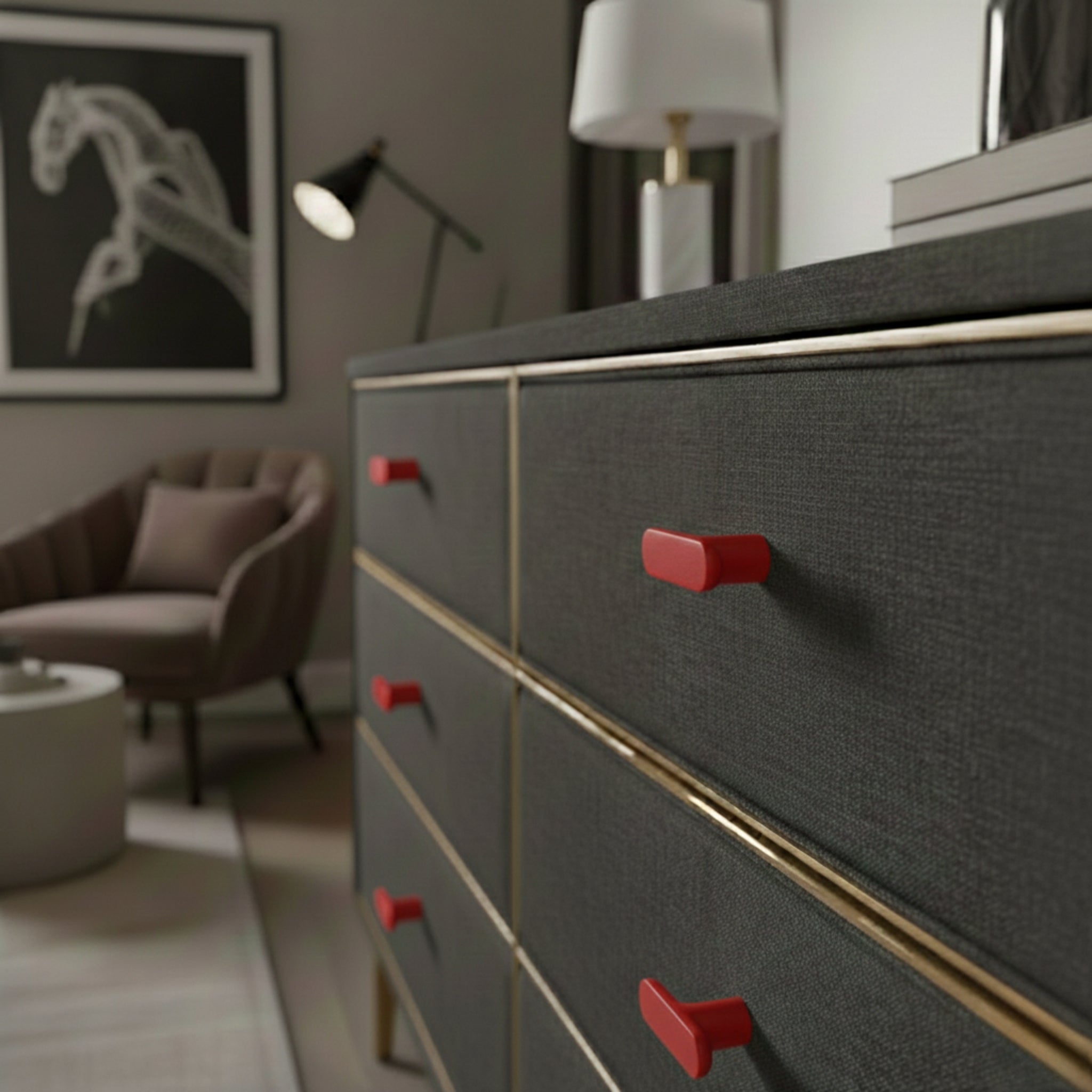 Mid-Century Modern T-Bar Knob