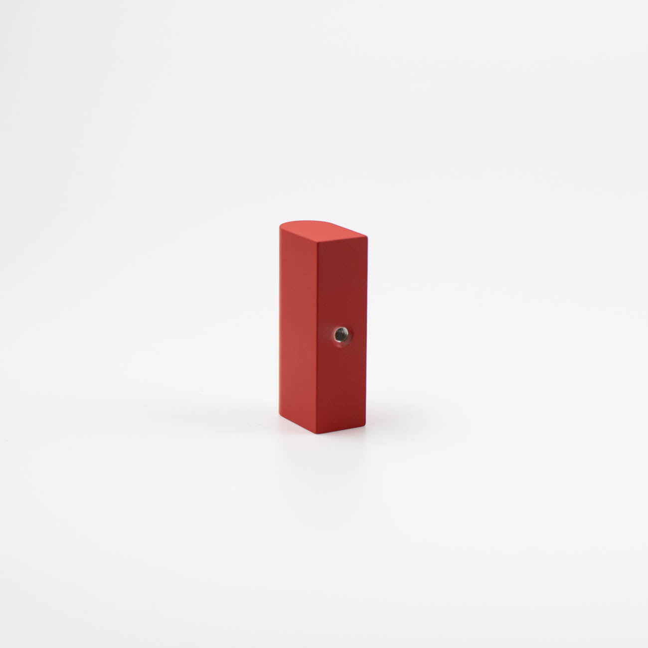 Rose red rectangle cabinet knob