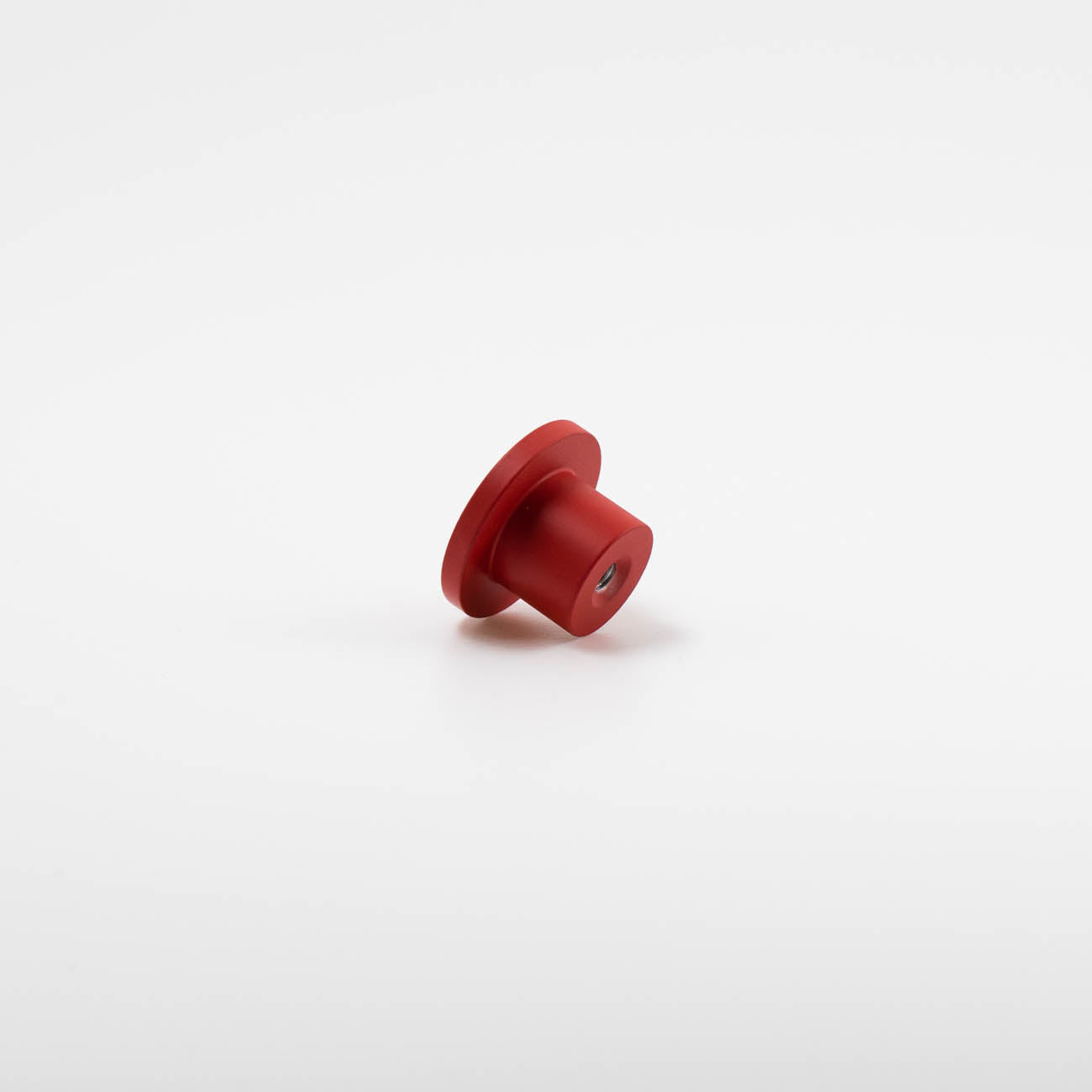 Rose red modern round knob
