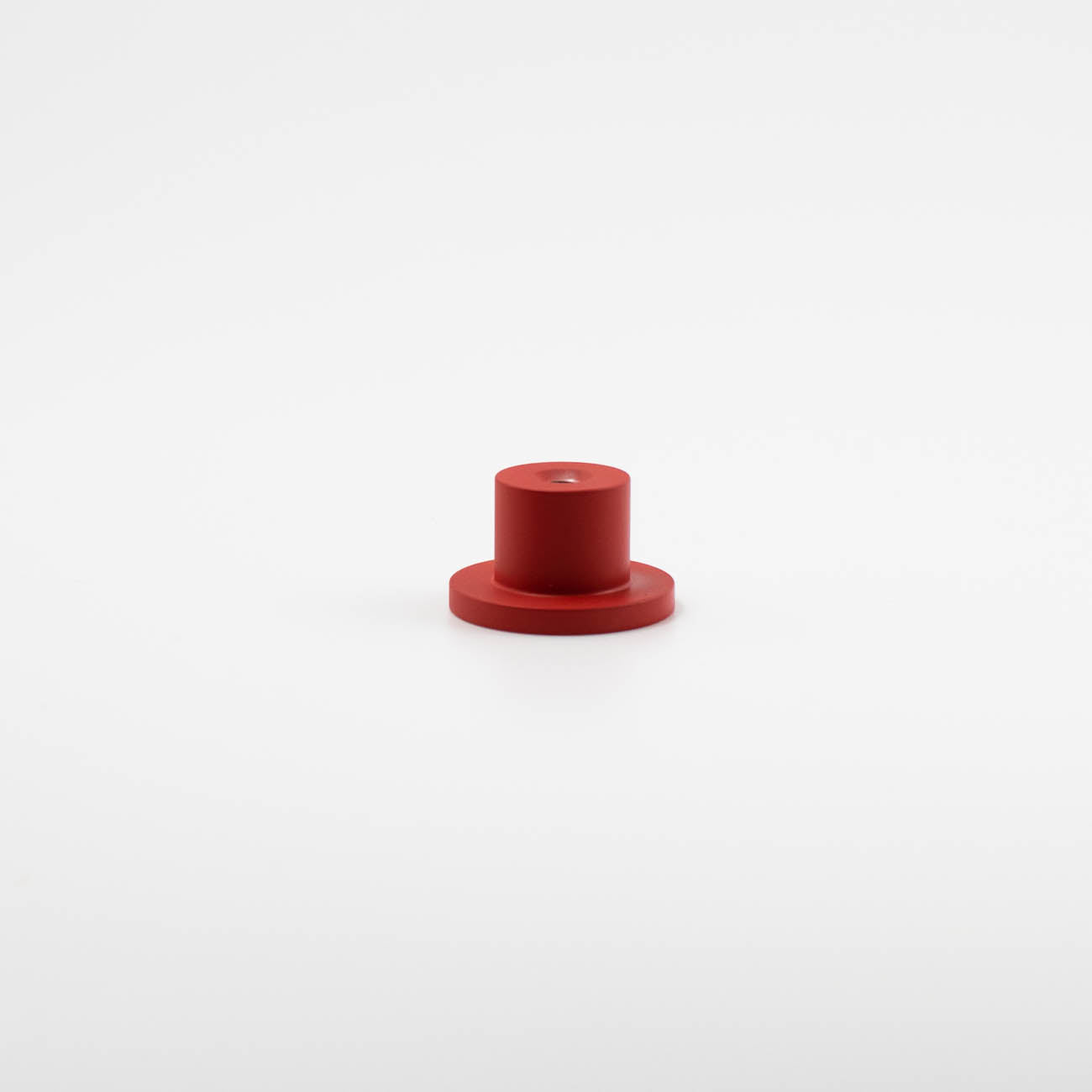 Rose red round cabinet knob