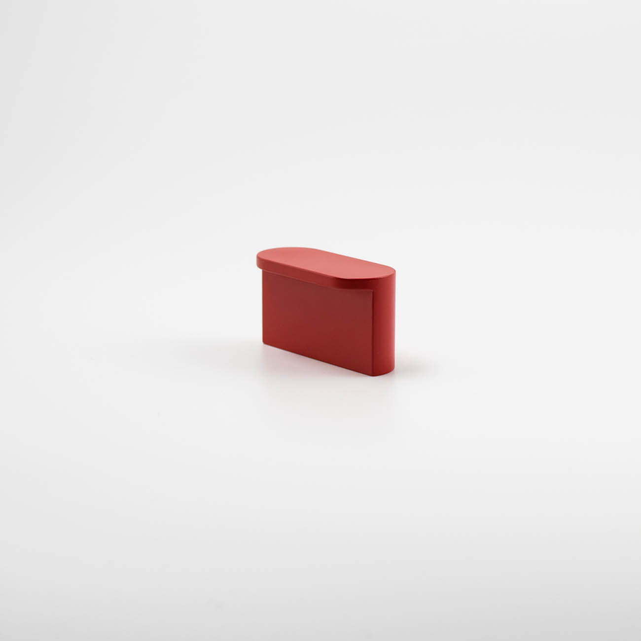 Rose Red oval cabinet knob