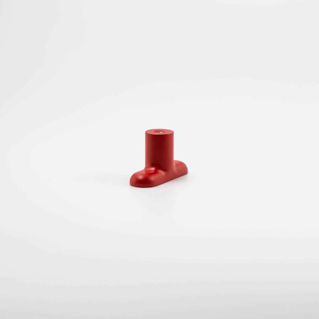Rose red modern t-bar cabinet knob