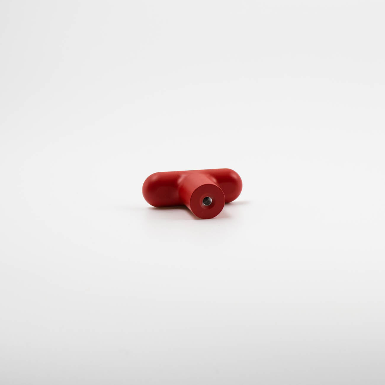 Rose red Mid-century modern t-bar knob