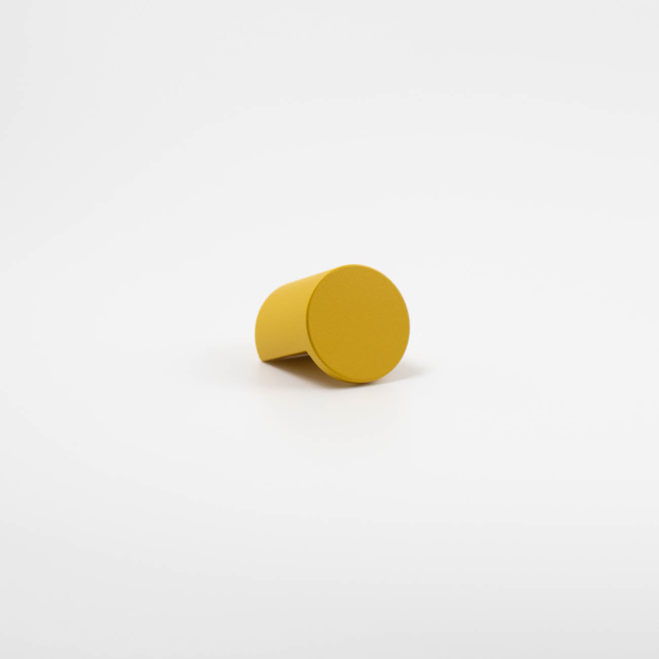 Sunflower yellow mid-century cutout knob