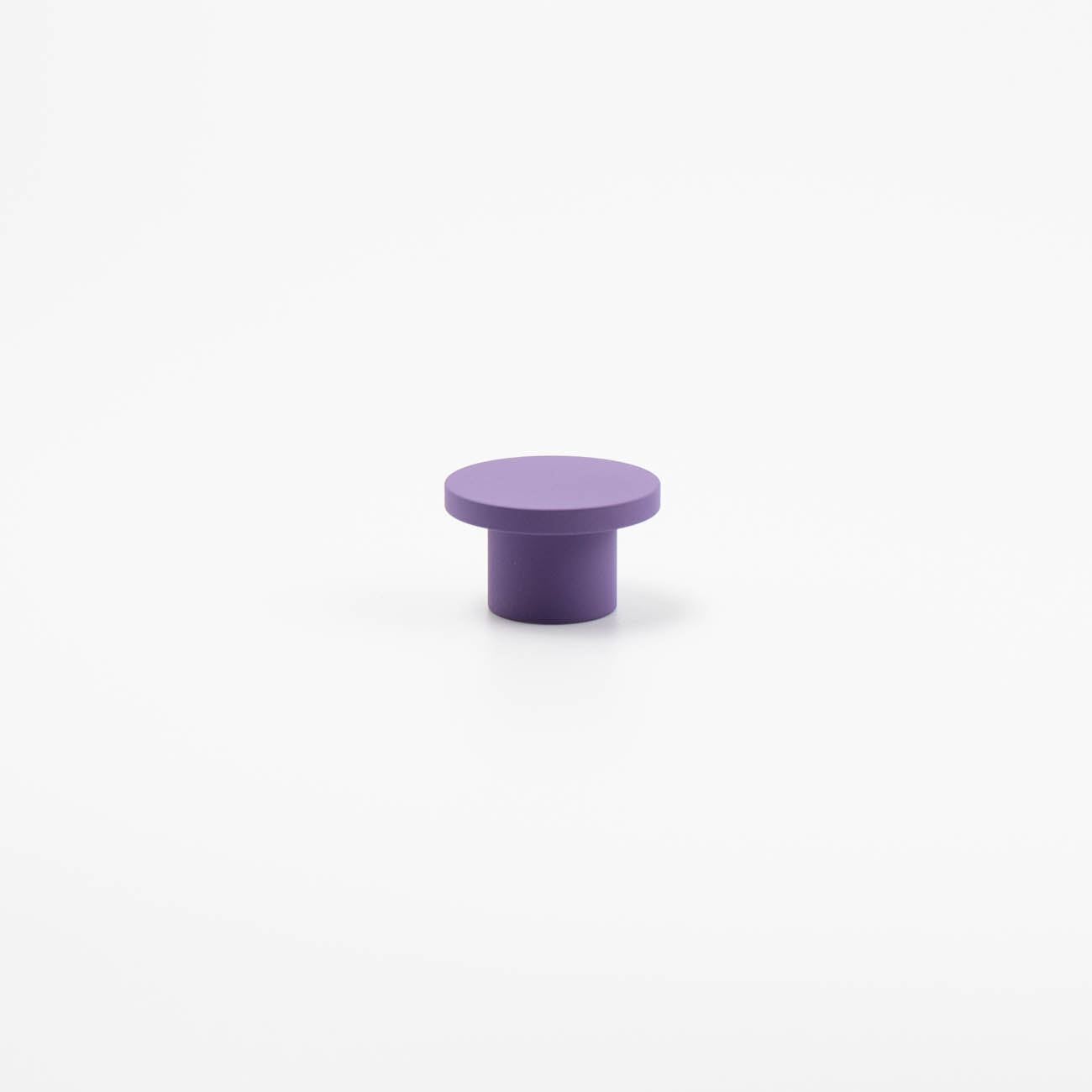 Purple round knob