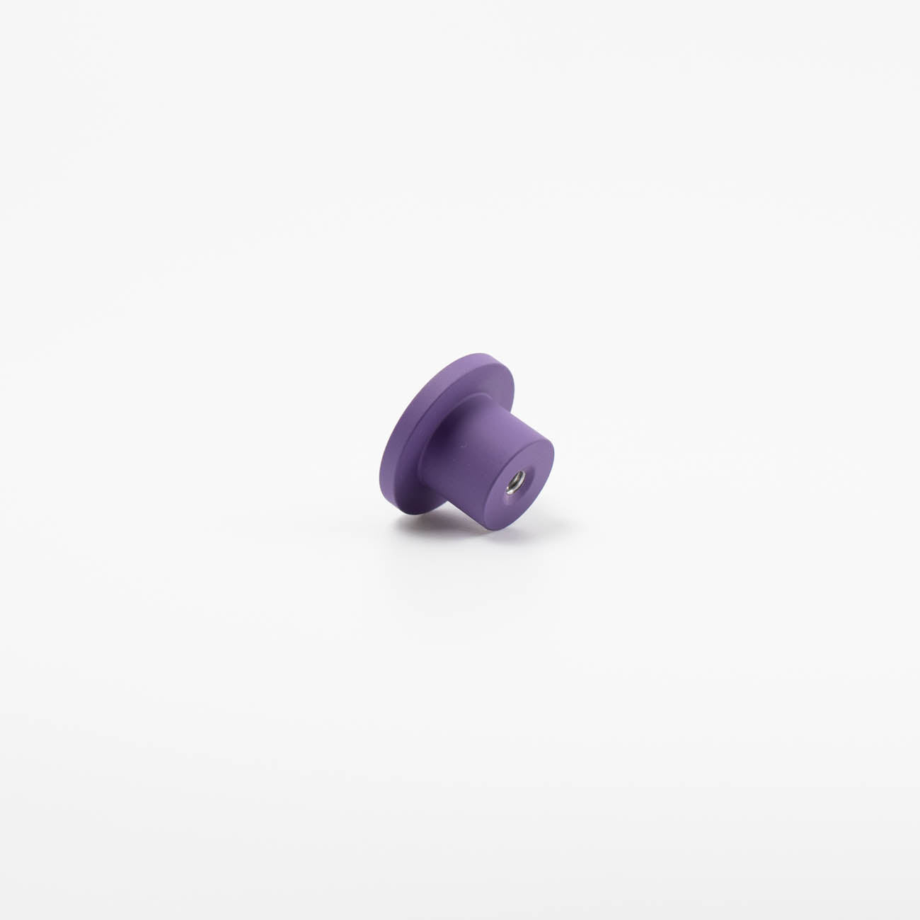 Royal purple modern round knob