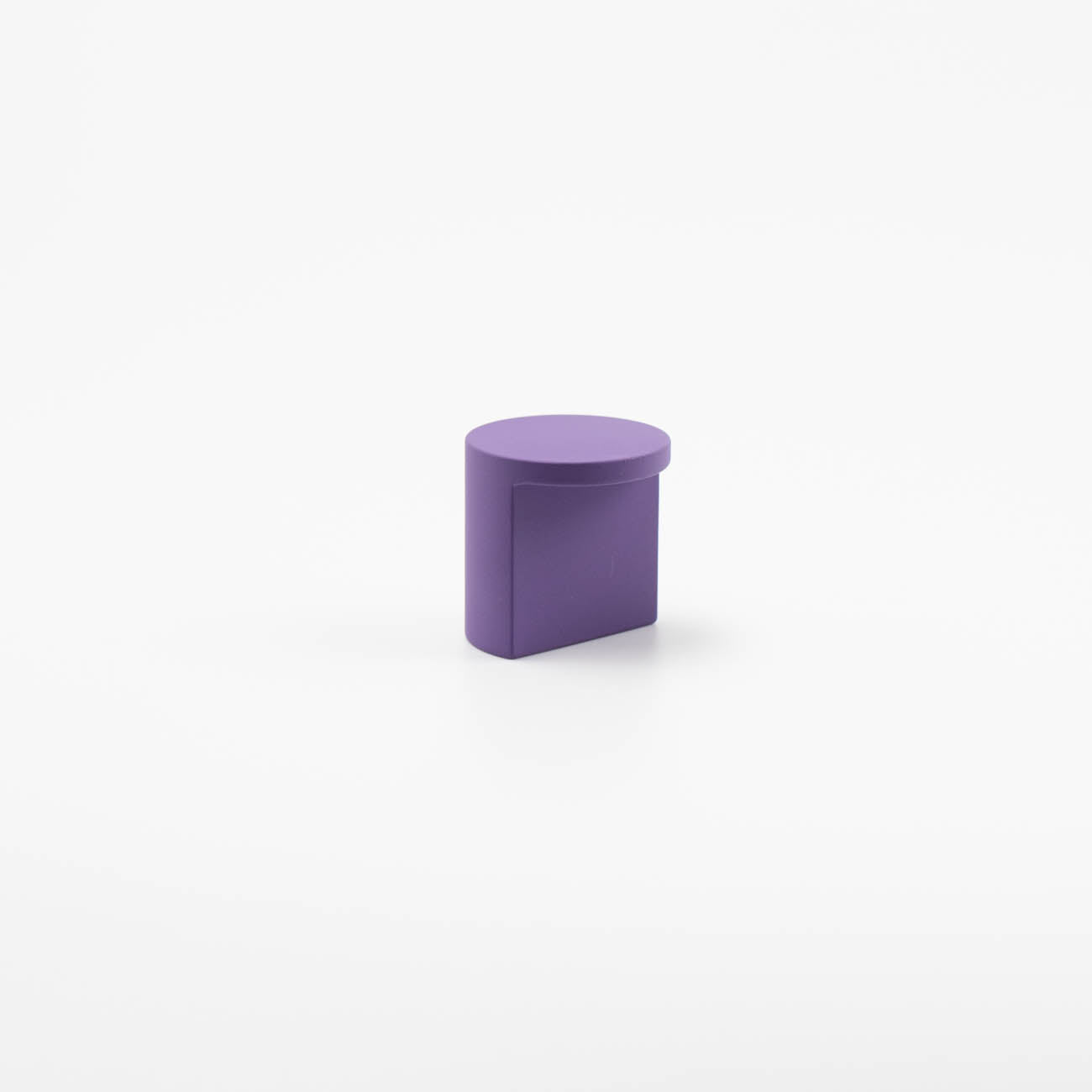 Purple mid-century modern cutout cabinet knob