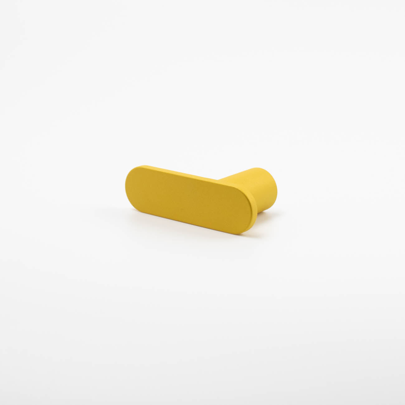 Sunflower yellow mid-century l-bar knob
