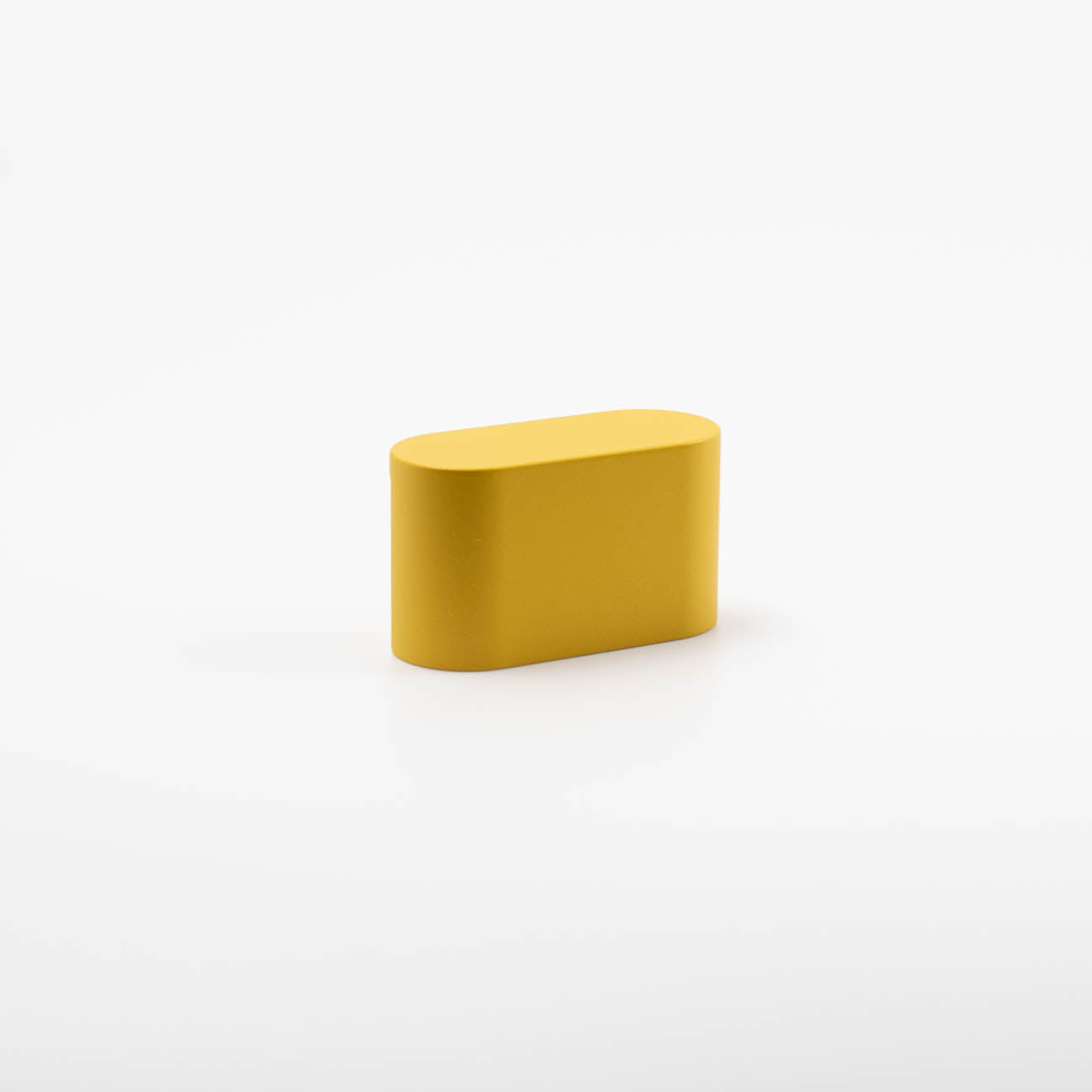Sunflower yellow modern oval cabinet knob