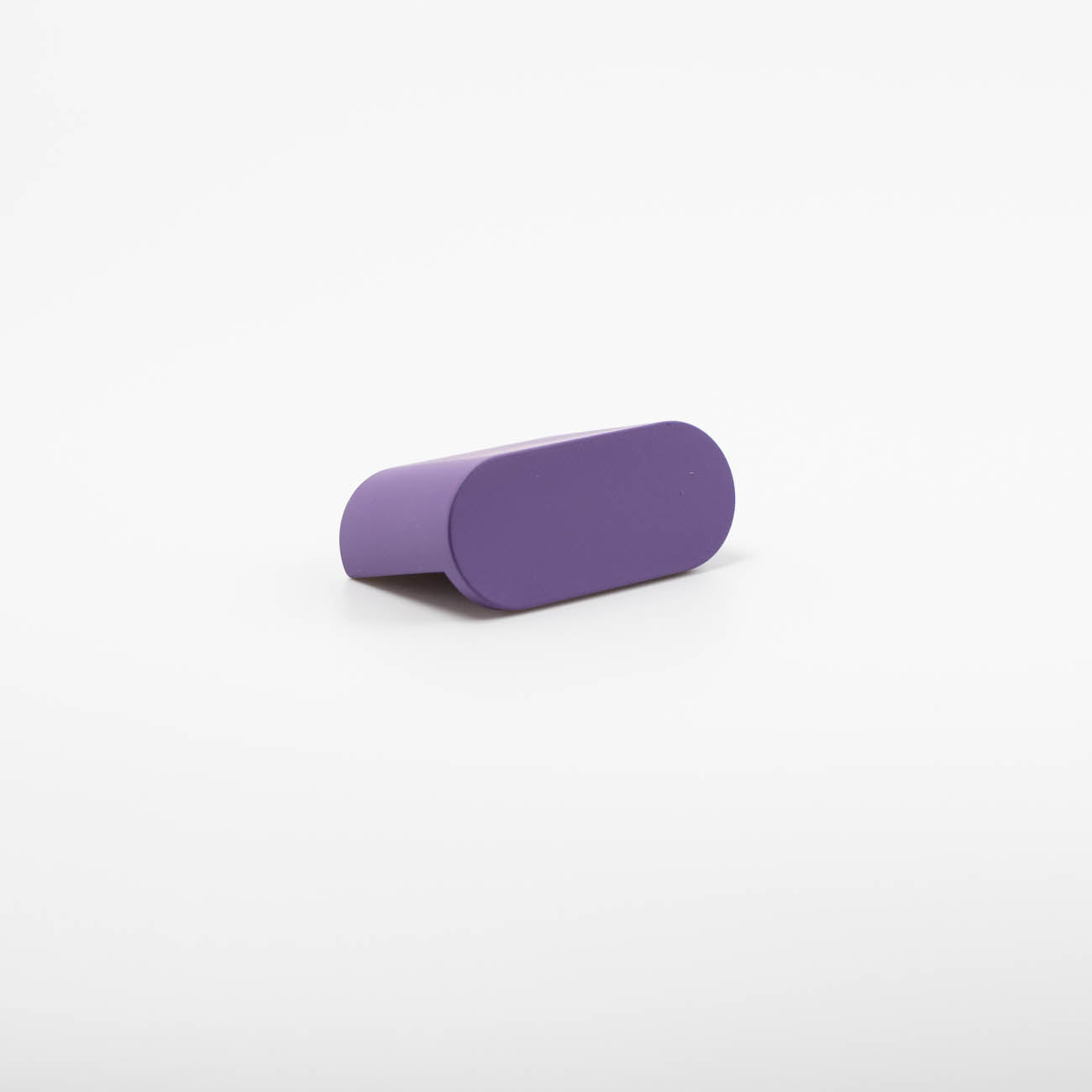 Royal Purple oval cabinet knob