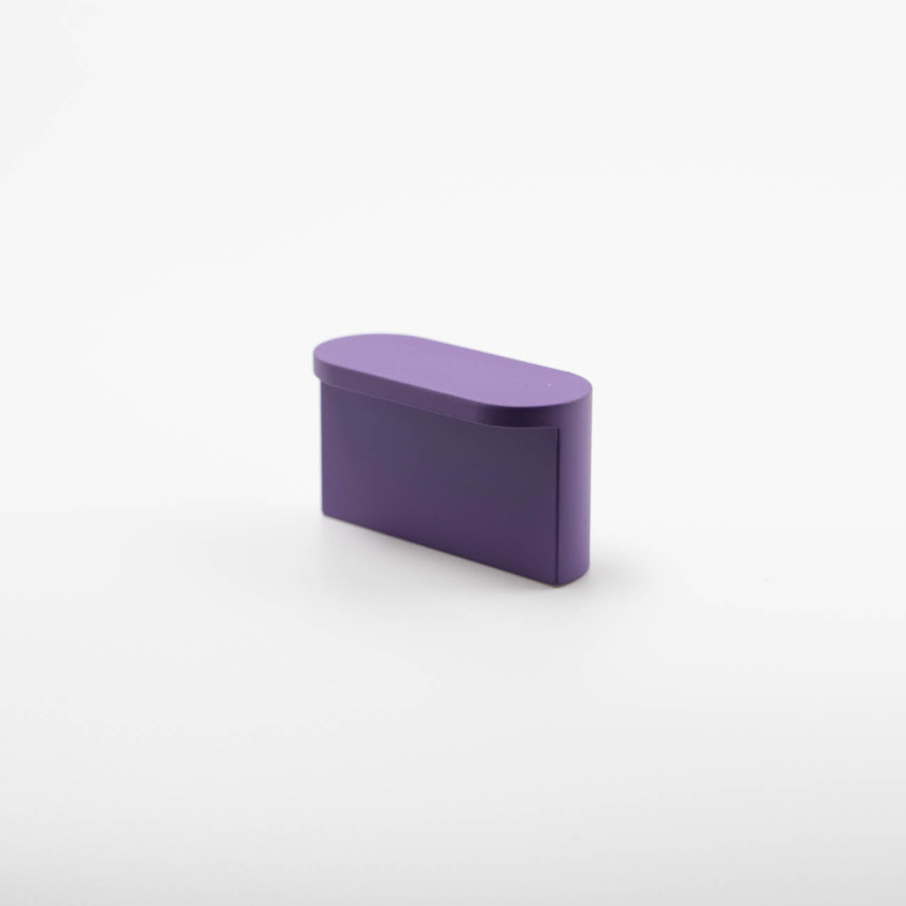 Royal Purple mid-century modern oval cabinet knob