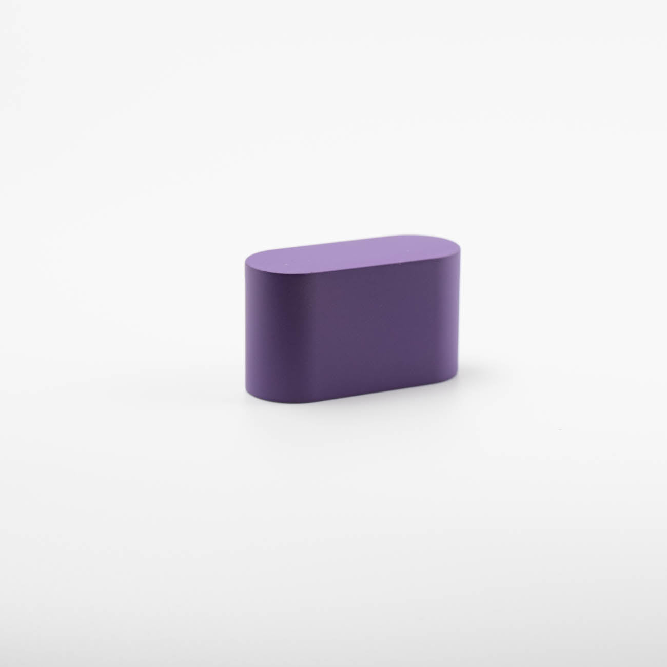 Royal Purple mid-century modern oval knob