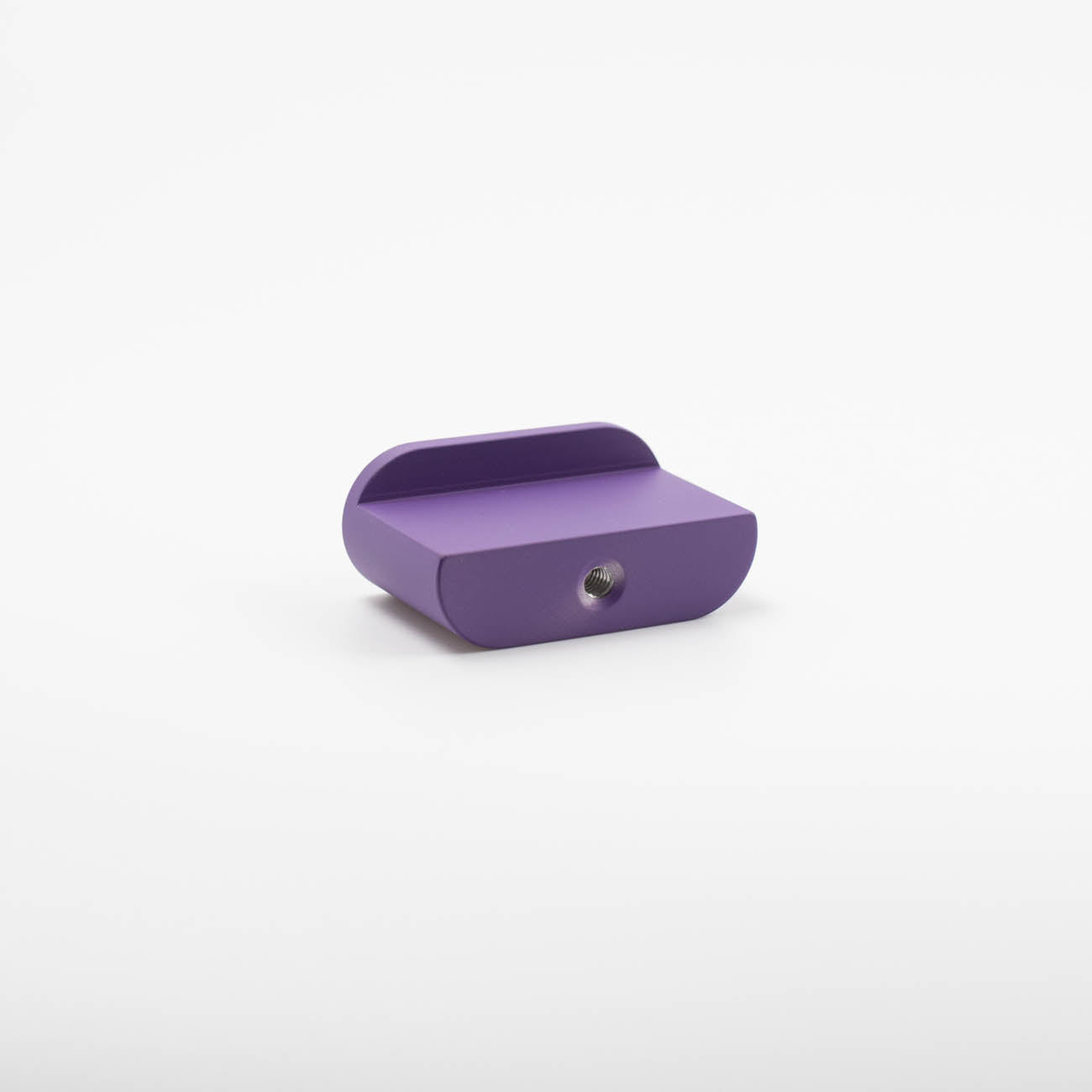 Royal Purple modern oval cabinet knob