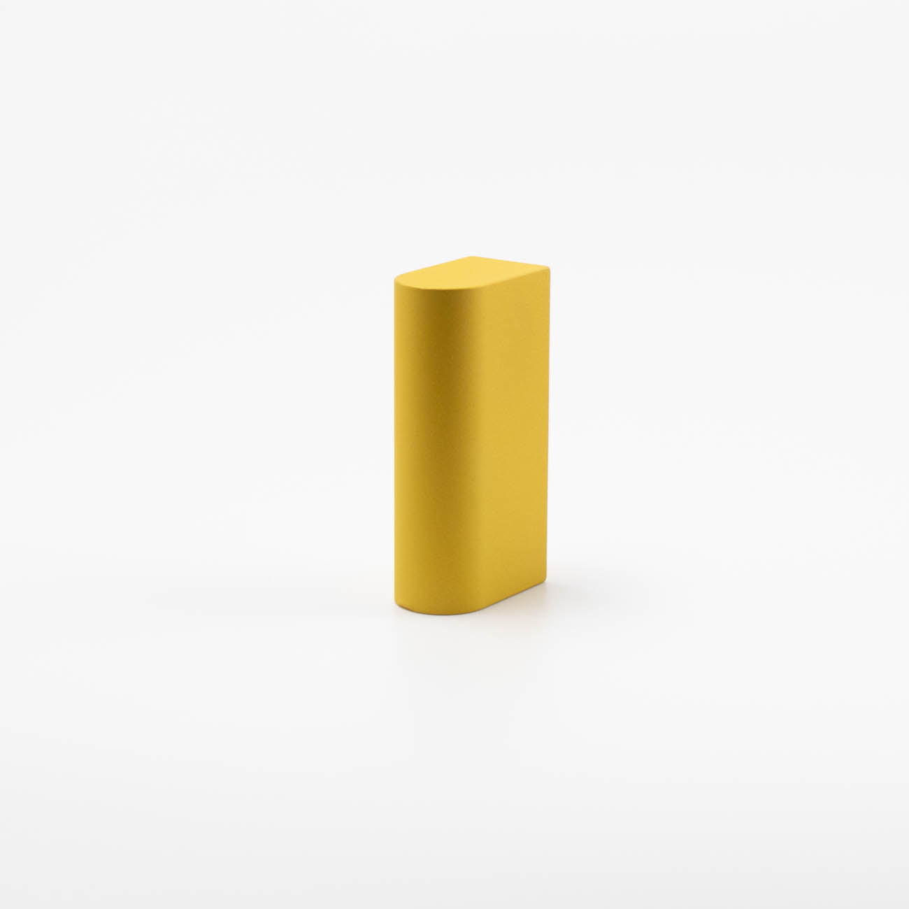 Yellow modern rectangle cabinet knob