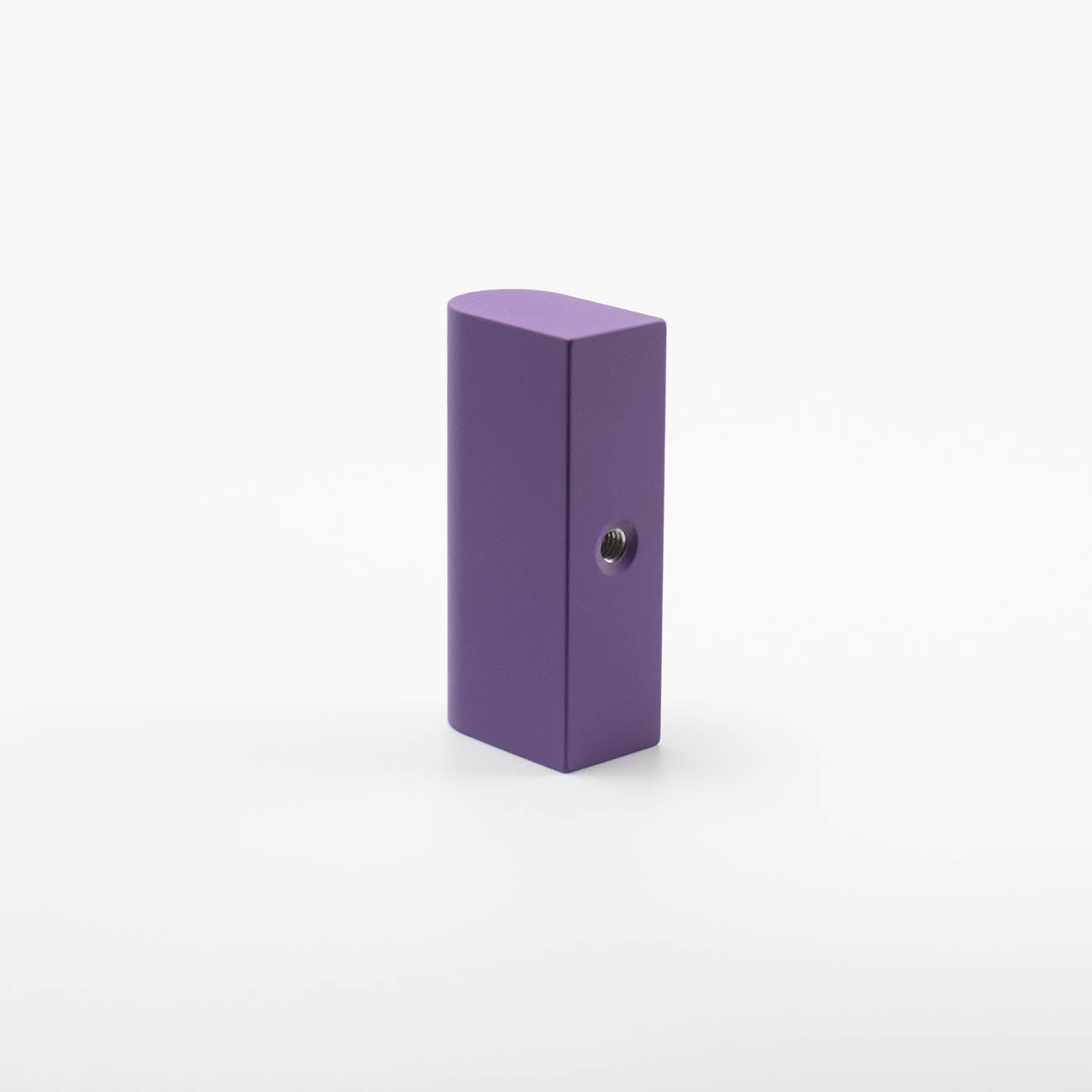 Royal purple mid-century modern rectangle cabinet knob
