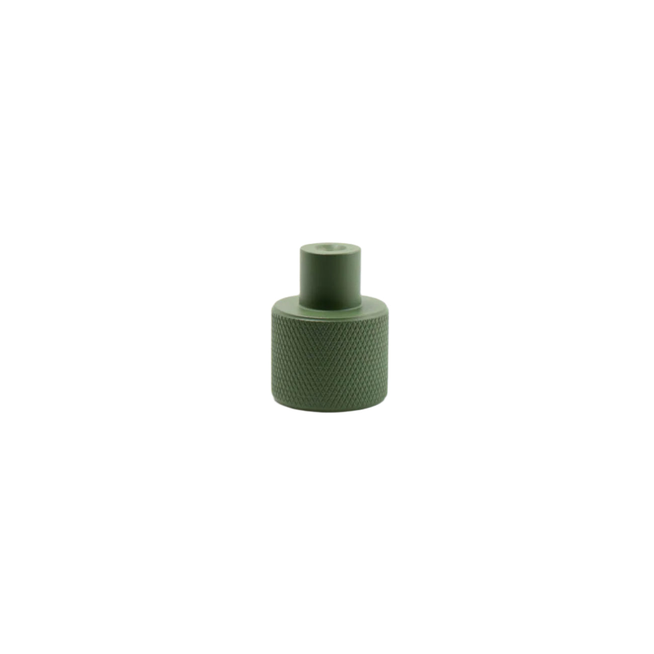 Green modern Knurled Knob