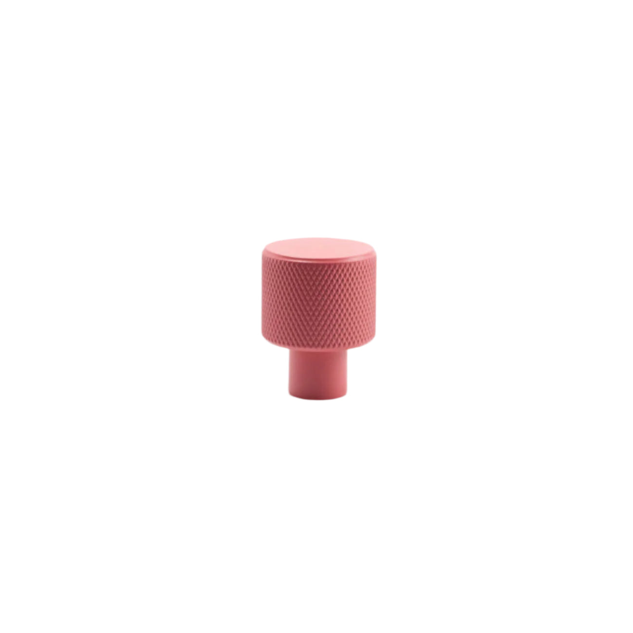 Blush pink  knurled knob