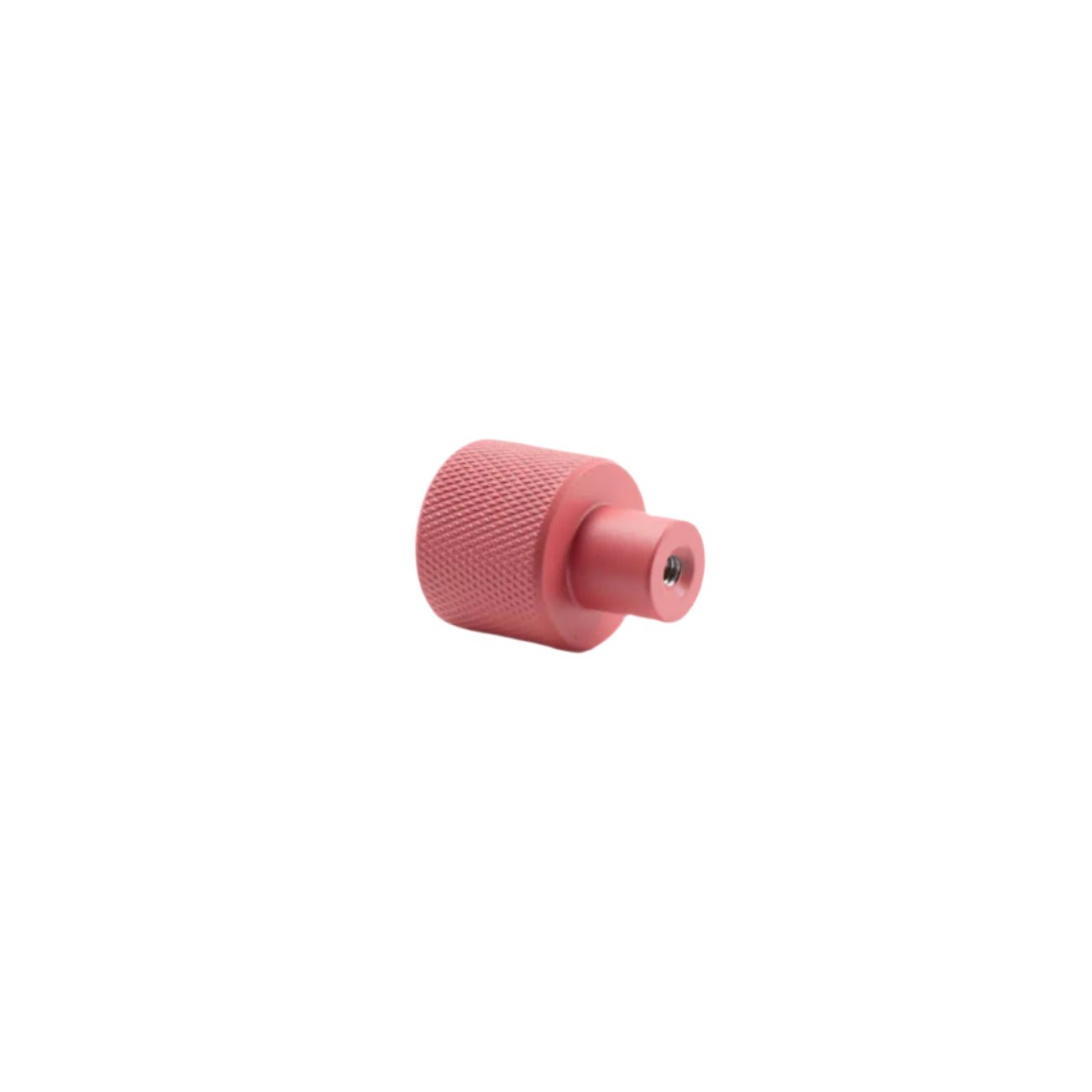 Blush knurled knob