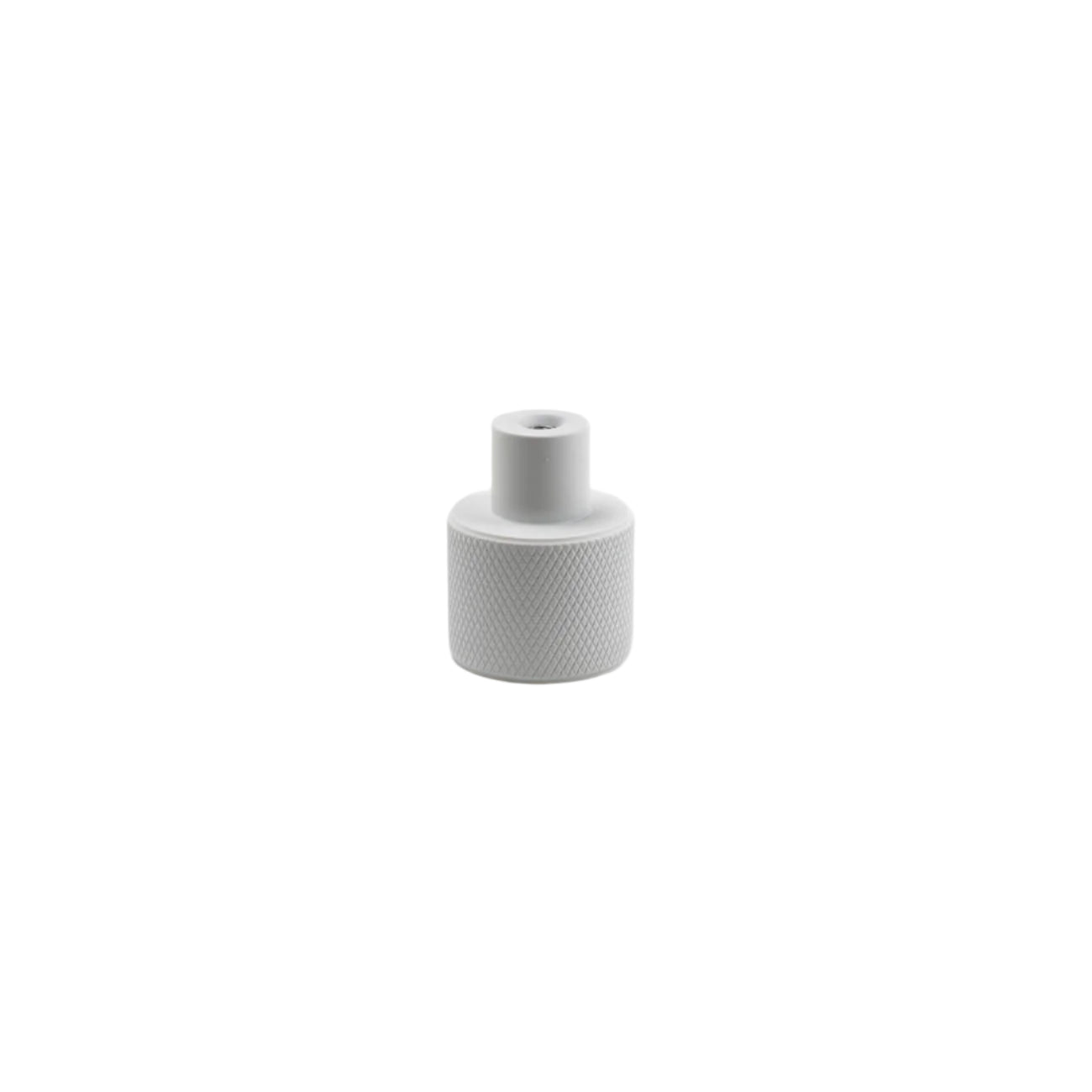 Snow modern knurled knob