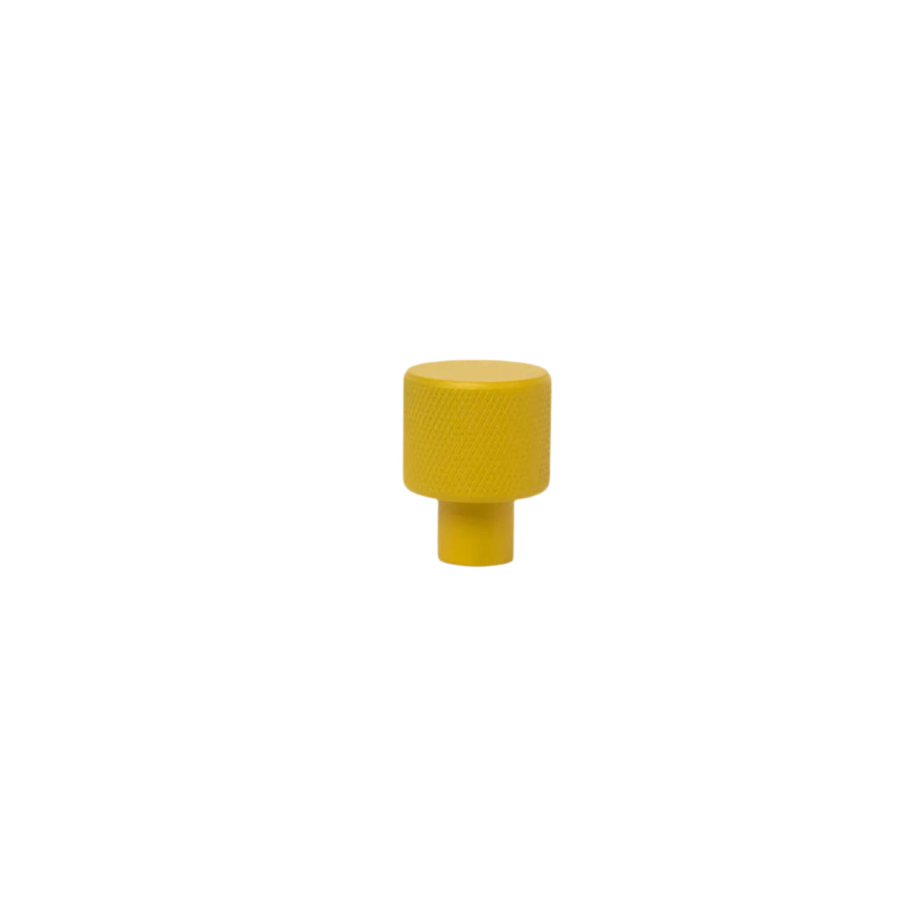 Sunflower yellow  knurled knob