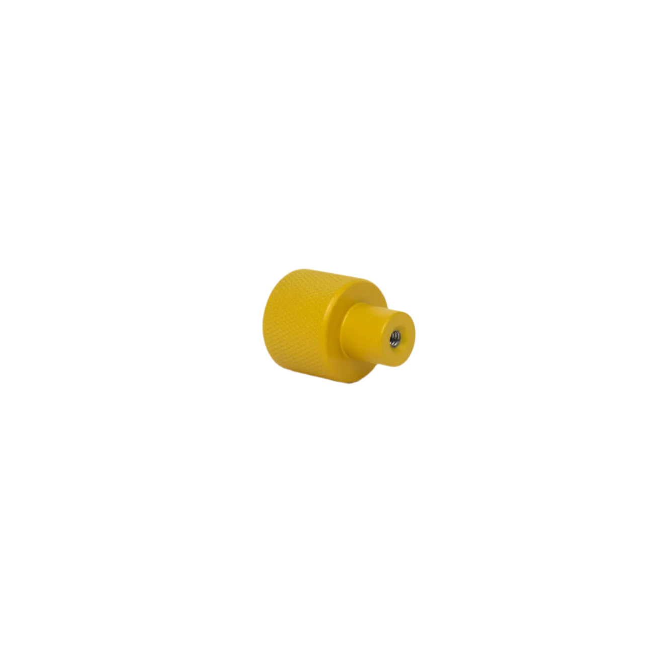 Yellow knurled knob