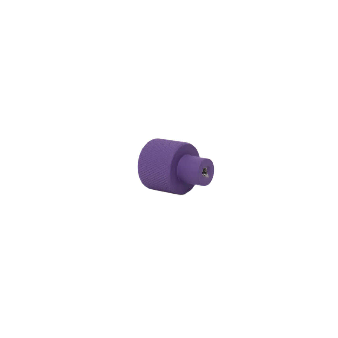 Purple knurled knob
