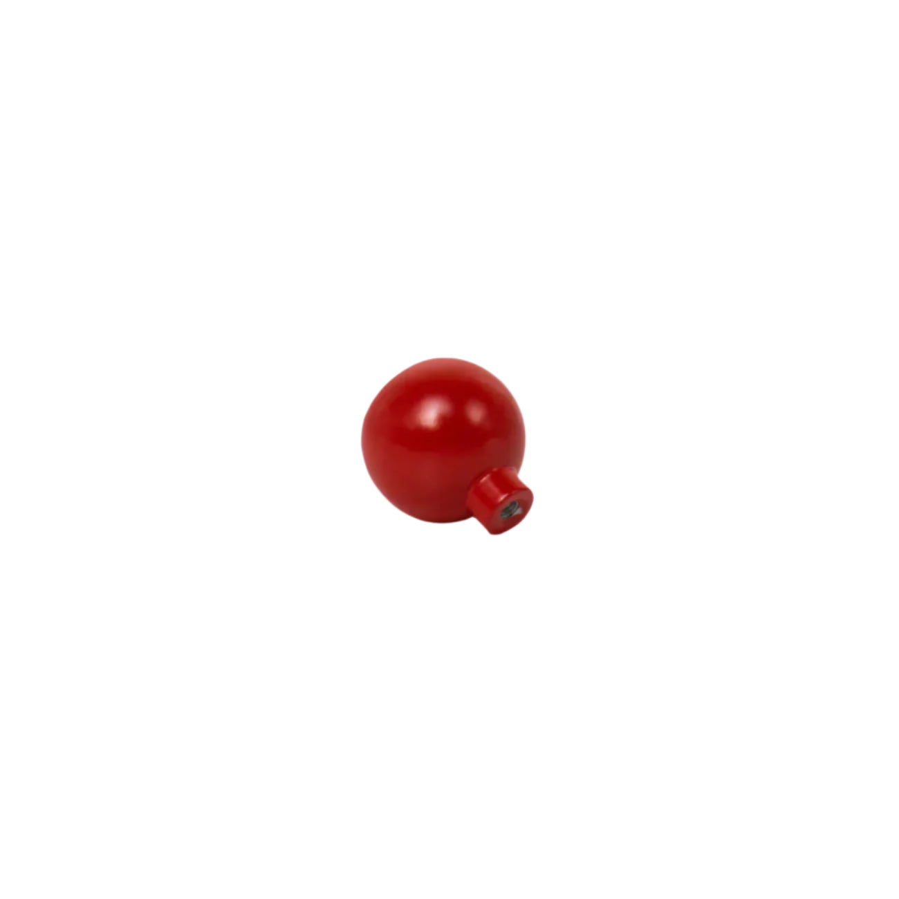 Rose Red aluminum sphere knob