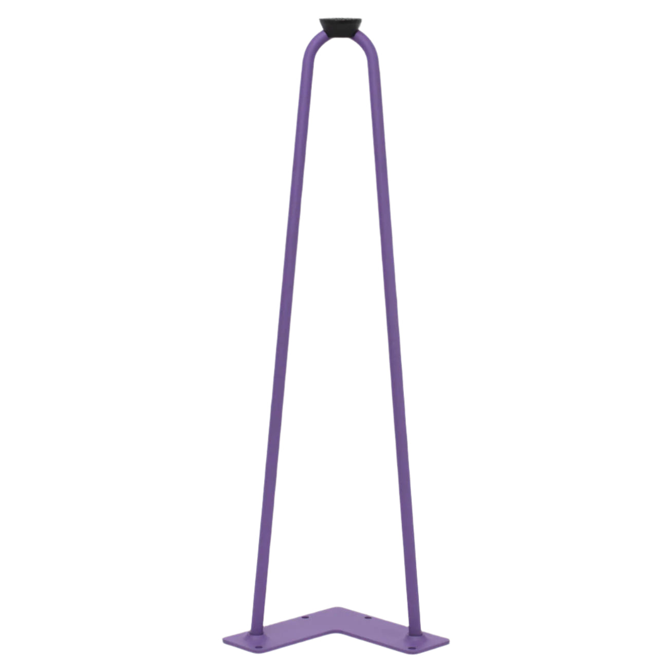 purple aluminum hairpin table leg